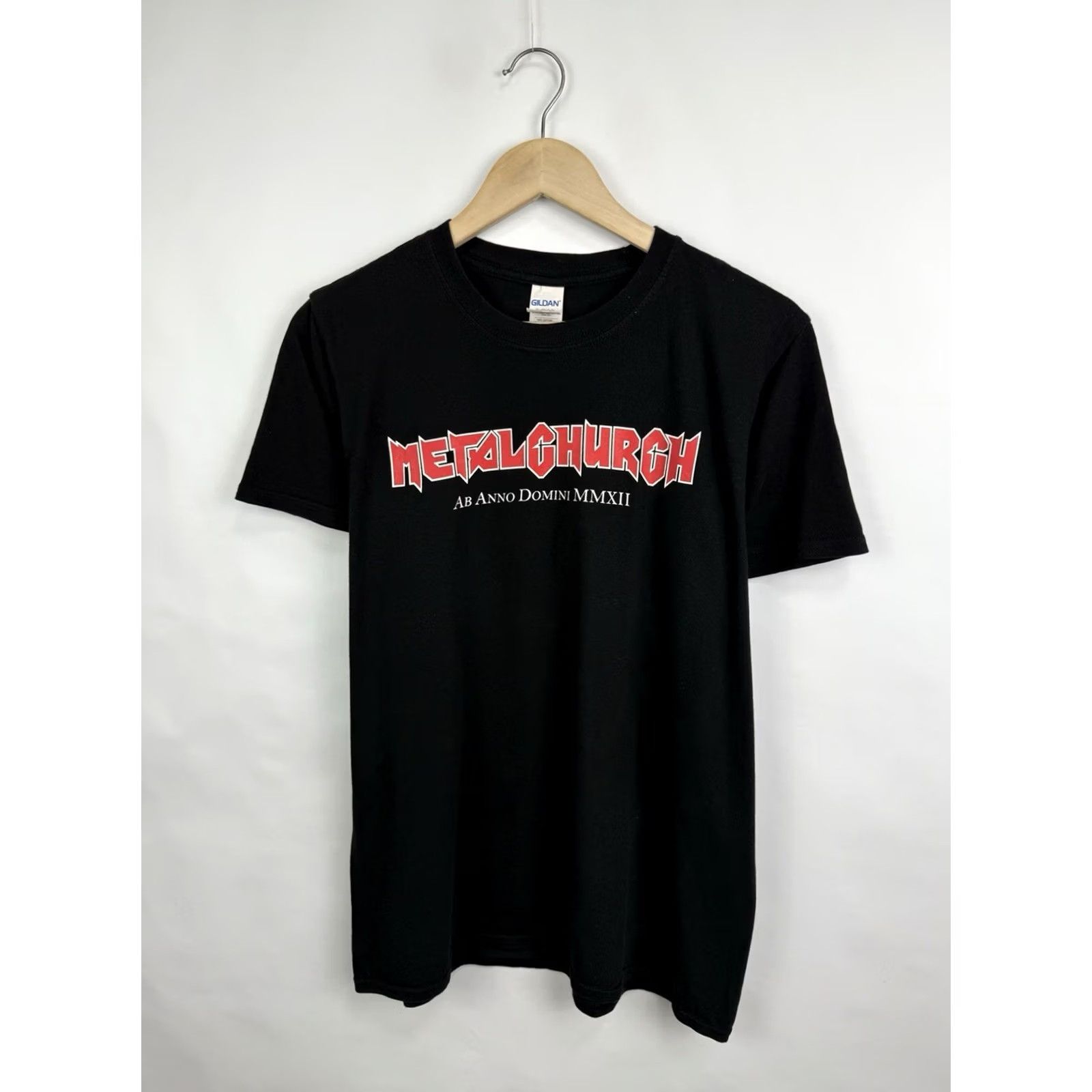 Gildan VINTAGE Metal Church Heavy Thrash Metal T-Shirt Rare Retro Size M Mens Black T-Shirt Thrash Metal Retro Gildan Vintage Shirt Size US M / EU 48-50 / 2 - 3 Thumbnail