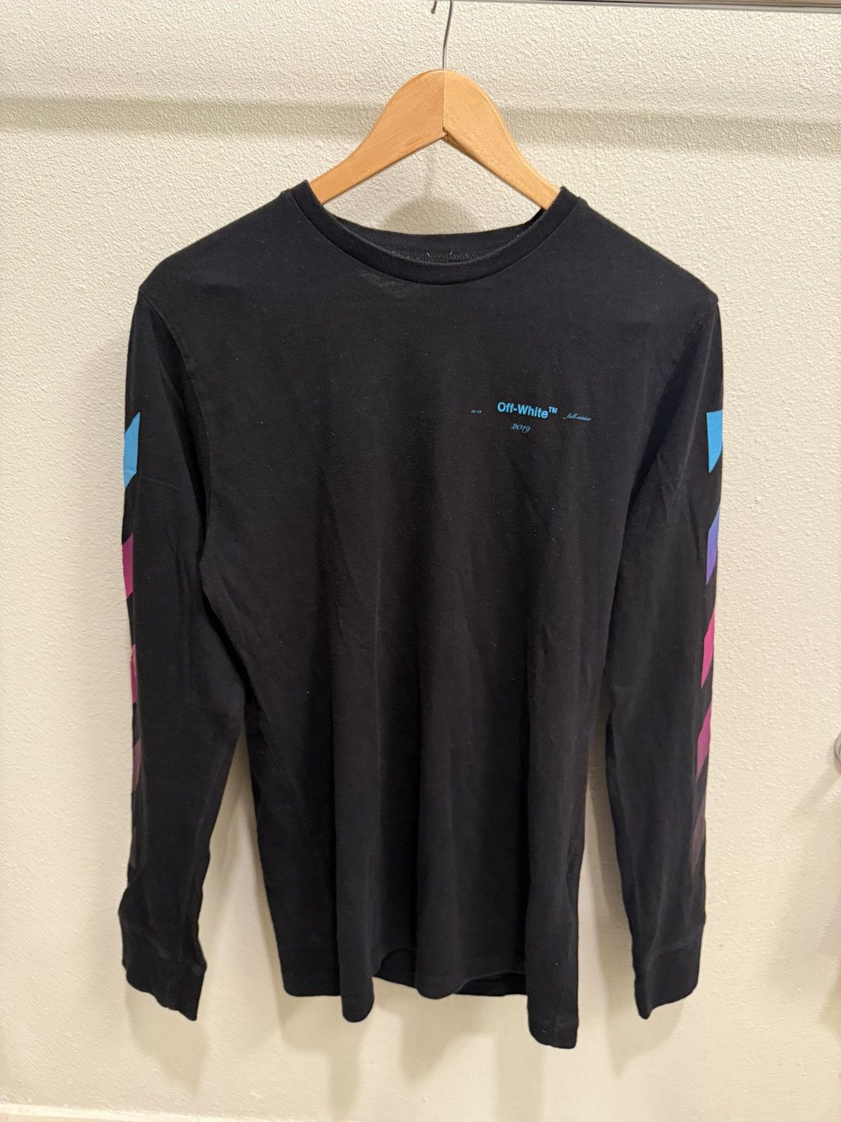 Off-White Off-White Diagonal Gradient Long Sleeve T-Shirt, Size S Size US S / EU 44-46 / 1 - 2 Thumbnail