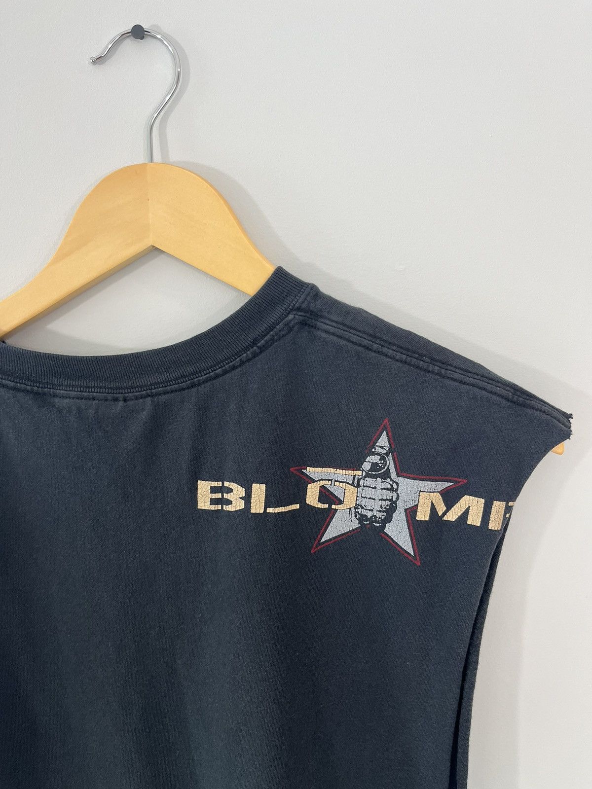 Vintage BLOW ME Hand Grenade Distressed Thrashed Cut Off Size US L / EU 52-54 / 3 - 6 Thumbnail