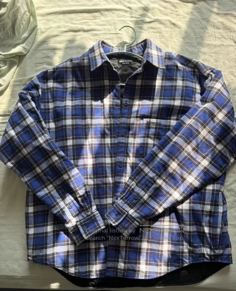 Balenciaga Balenciaga Cotton coat shirt Size S / US 4 / IT 40 - 1 Thumbnail