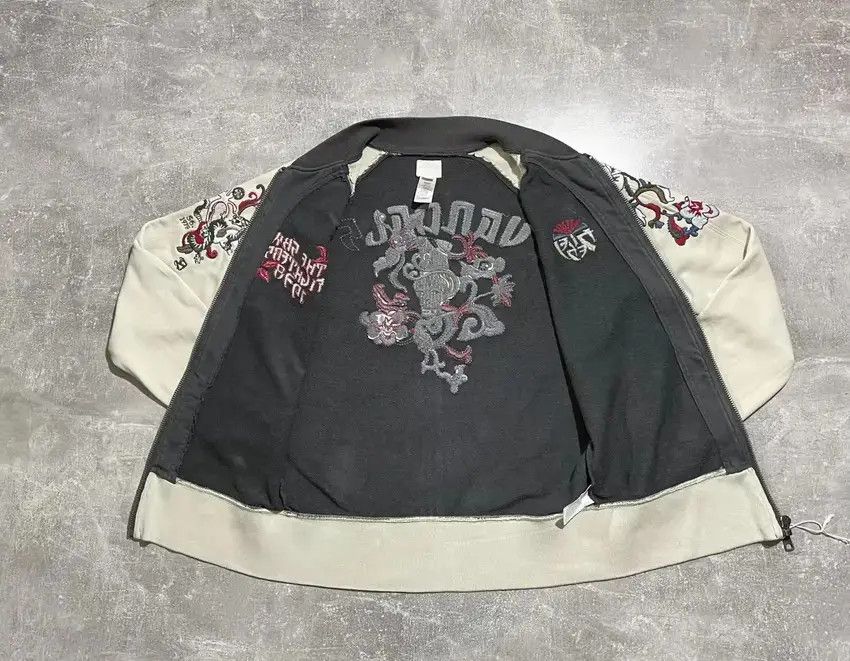 Diesel Vintage Y2K Diesel Skull Vandals embroidered logo Zip bomber Size US M / EU 48-50 / 2 - 4 Thumbnail