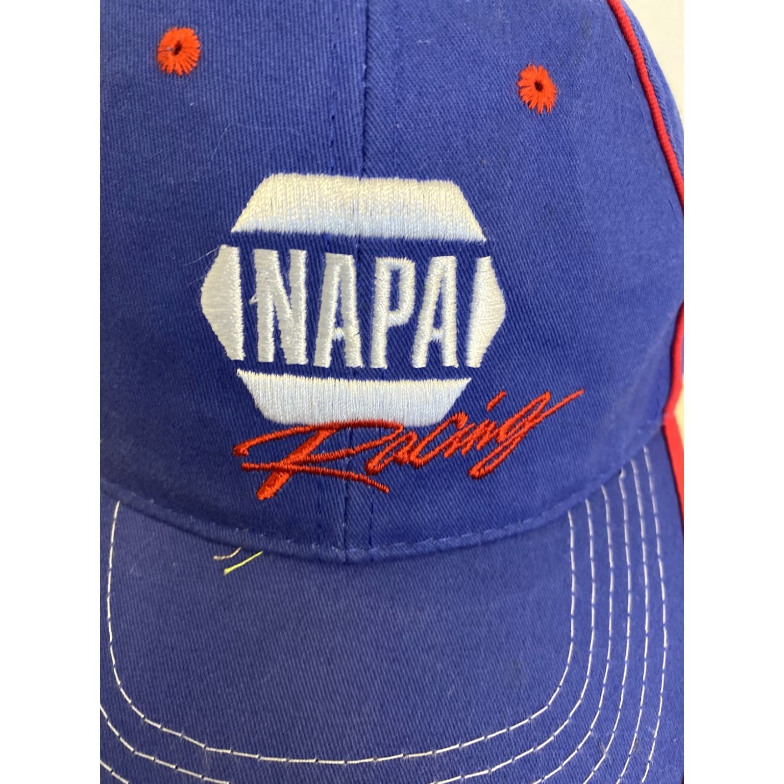 Vintage NAPA Racing Hat Cap Chase Elliott #24 Ron Capps 28 Intrepid Fallen Heroes/265 Men Adjustable Blue Cotton Canvas Baseball Cap Nascar Hats Size ONE SIZE - 2 Thumbnail