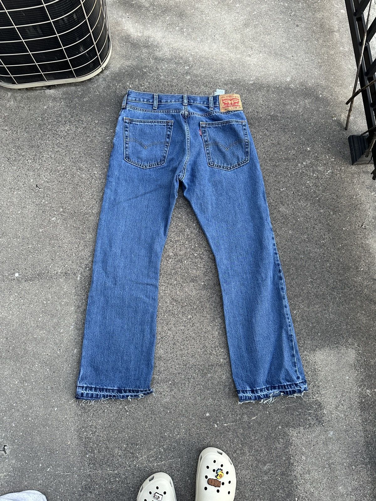 Levi's × Levi's Vintage Clothing × Vintage Levi’s 512 Bootcut Flare Blue Jeans Released Hem Denim 32x30 Size US 32 / EU 48 - 1 Thumbnail