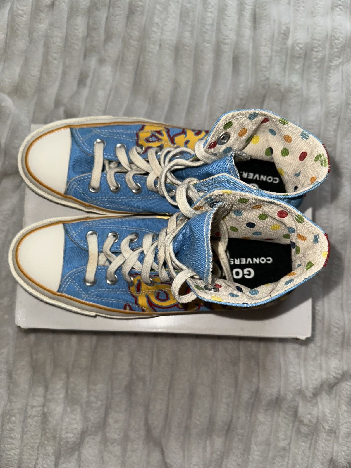 Converse × Golf Wang Golf Wang x Converse Custom Sneakers Size US 8.5 / IT 38.5 - 2 Thumbnail