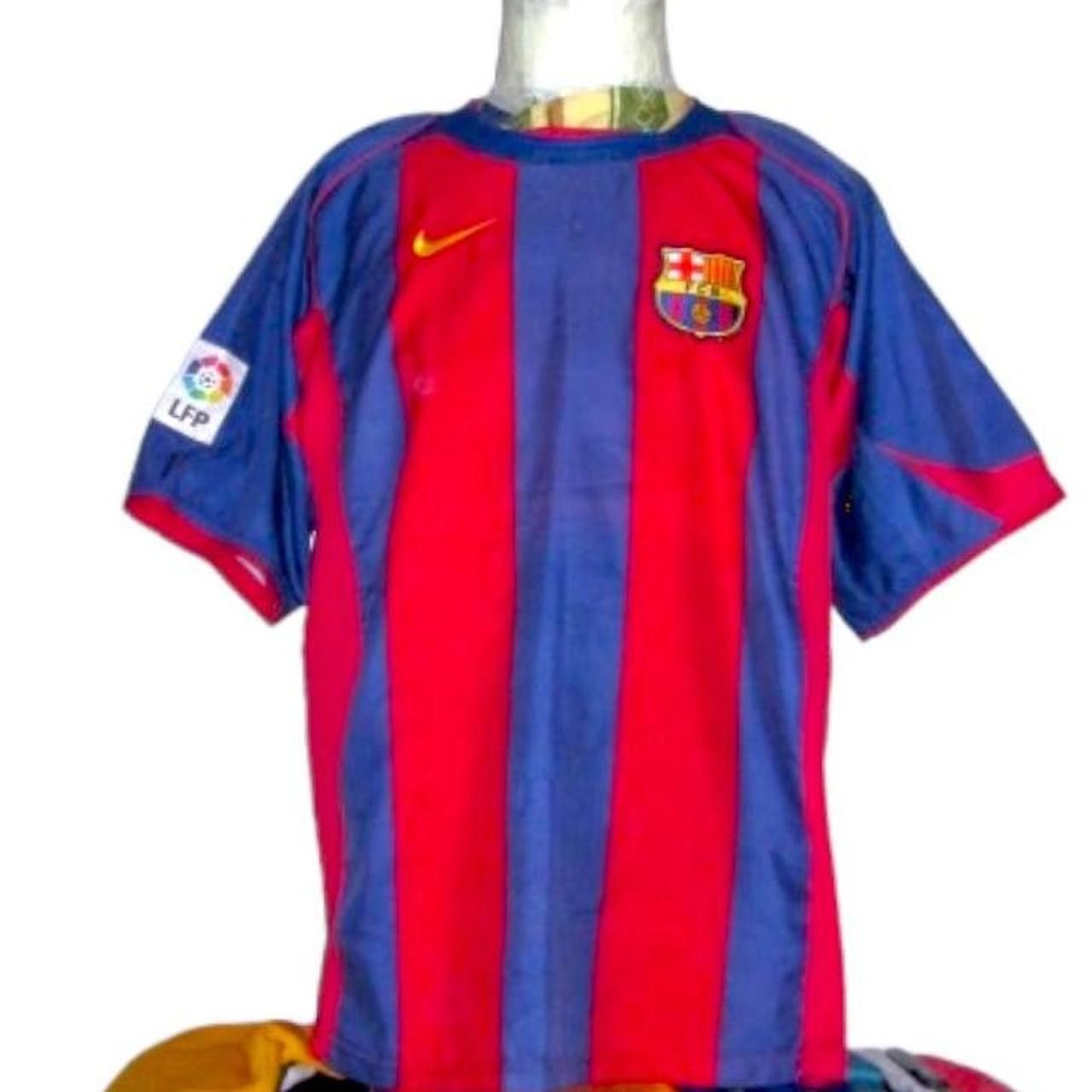 Nike Fc Barcelona 2005 2006 2007 barca Maglia maillot Camiseta Size US XL / EU 56 / 4 - 2 Thumbnail