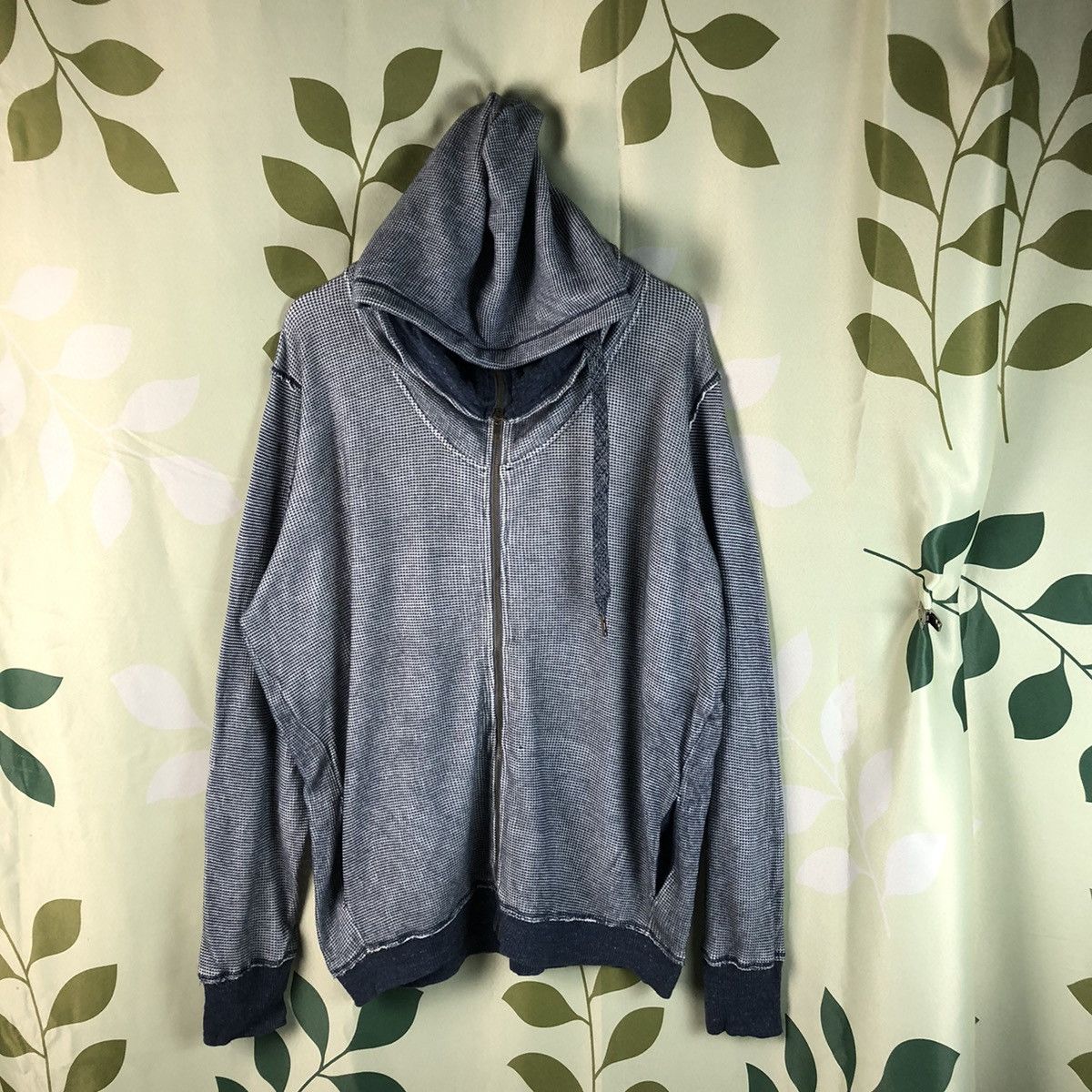 Diesel.Co Blue faded vintage worn sweater Hoodie #7447