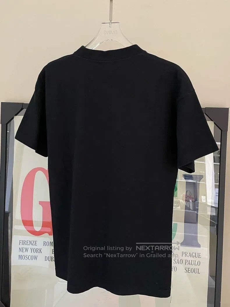 Balenciaga Balenciaga Jelly Dripping Logo Letter Printed Black Short Size US XS / EU 42 / 0 - 2 Thumbnail