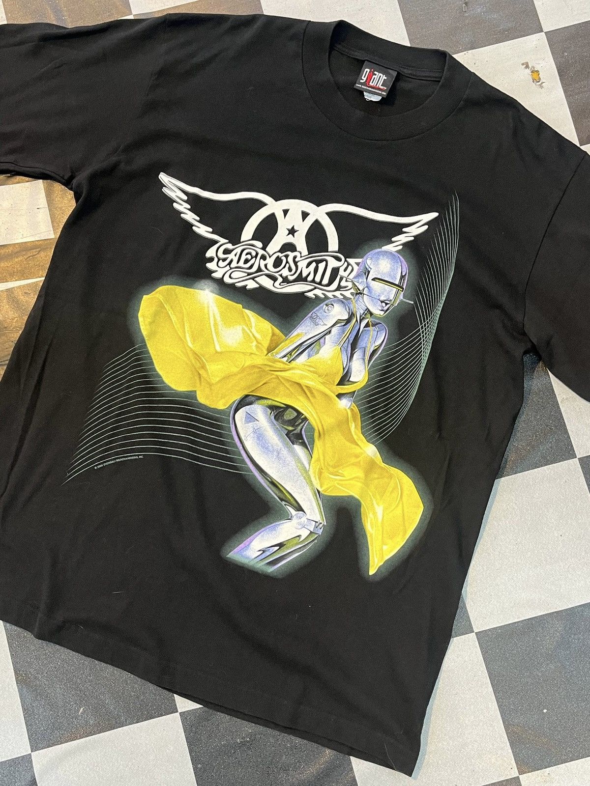 Band Tees RARE VINTAGE AEROSMITH SORAYAMA Size US XL / EU 56 / 4 - 5 Thumbnail