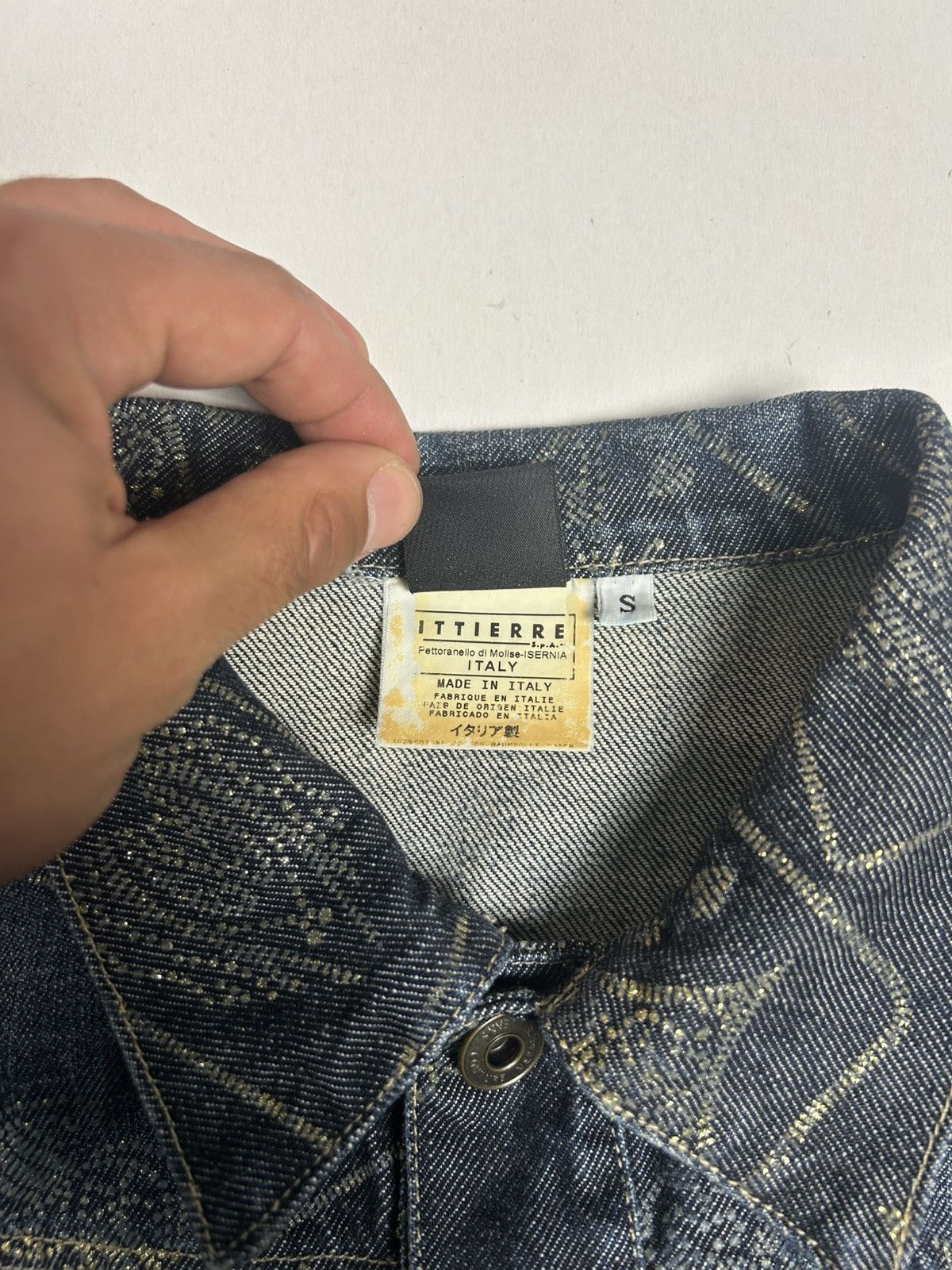 Versace Jeans Couture 00’s Versace Jeans Couture Casino Denim Jacket Size S / US 4 / IT 40 - 6 Thumbnail