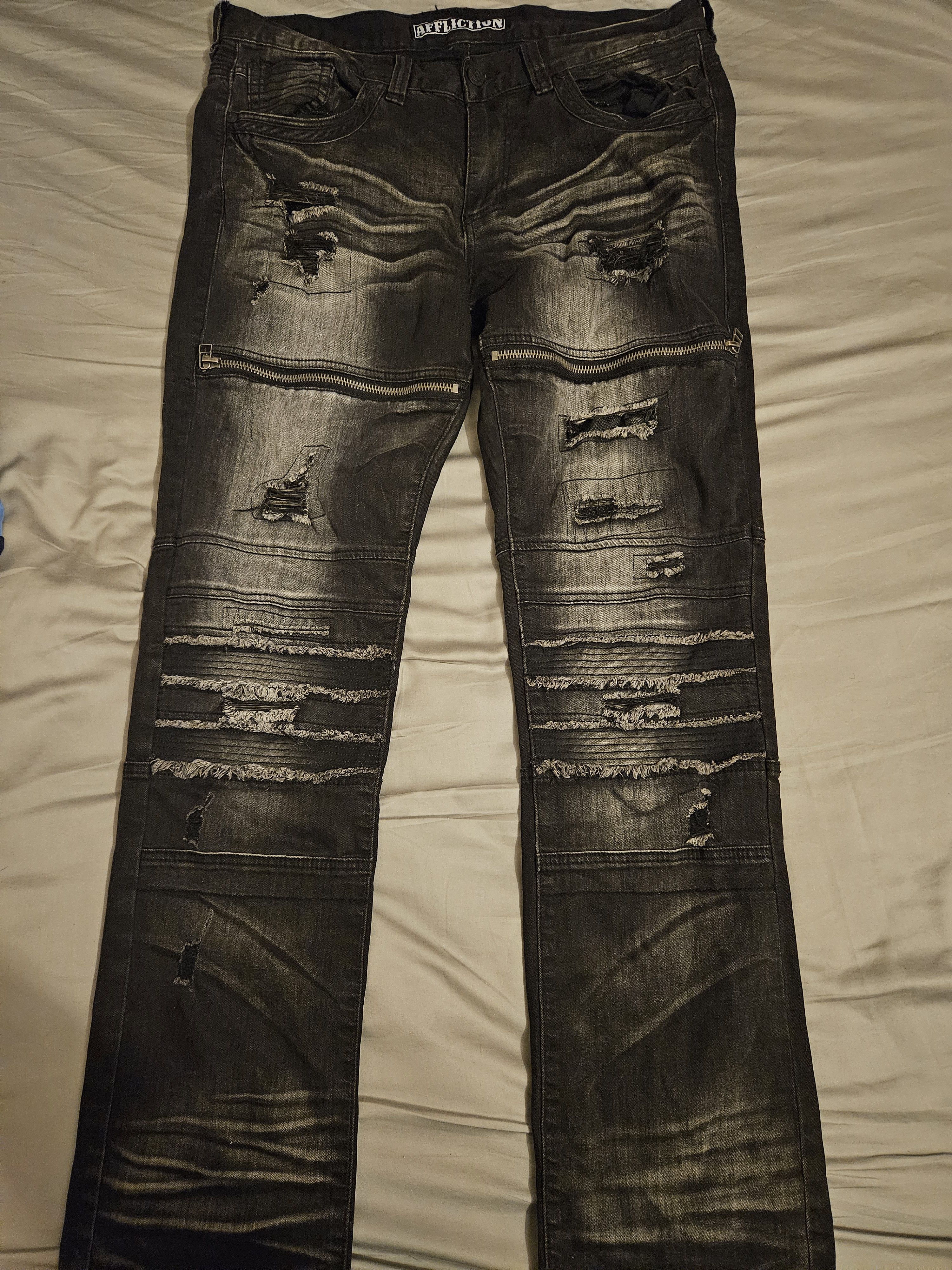 Affliction Affliction Jeans Black Rare Size US 38 / EU 54 - 1 Thumbnail