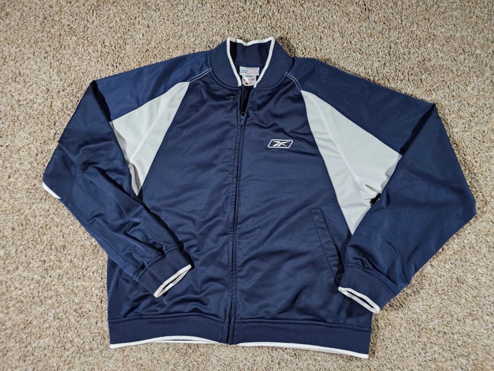Reebok Reebok Large Fullzip Sweatshirt Jacket Blue Size US L / EU 52-54 / 3 - 1 Thumbnail
