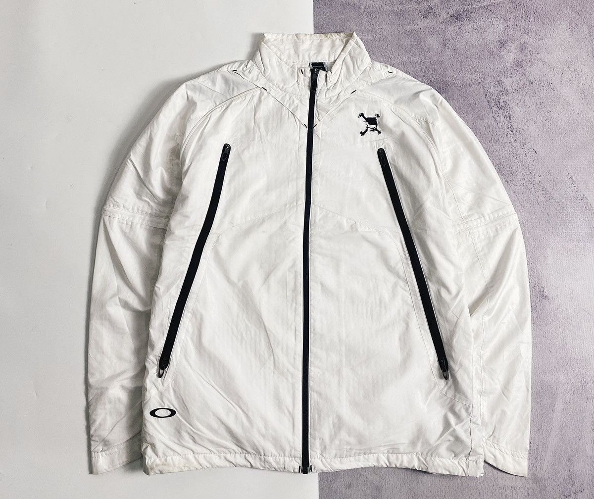 Japanese Brand × Oakley × Vintage Vintage Oakley Skull logo light jacket Size US L / EU 52-54 / 3 - 1 Thumbnail