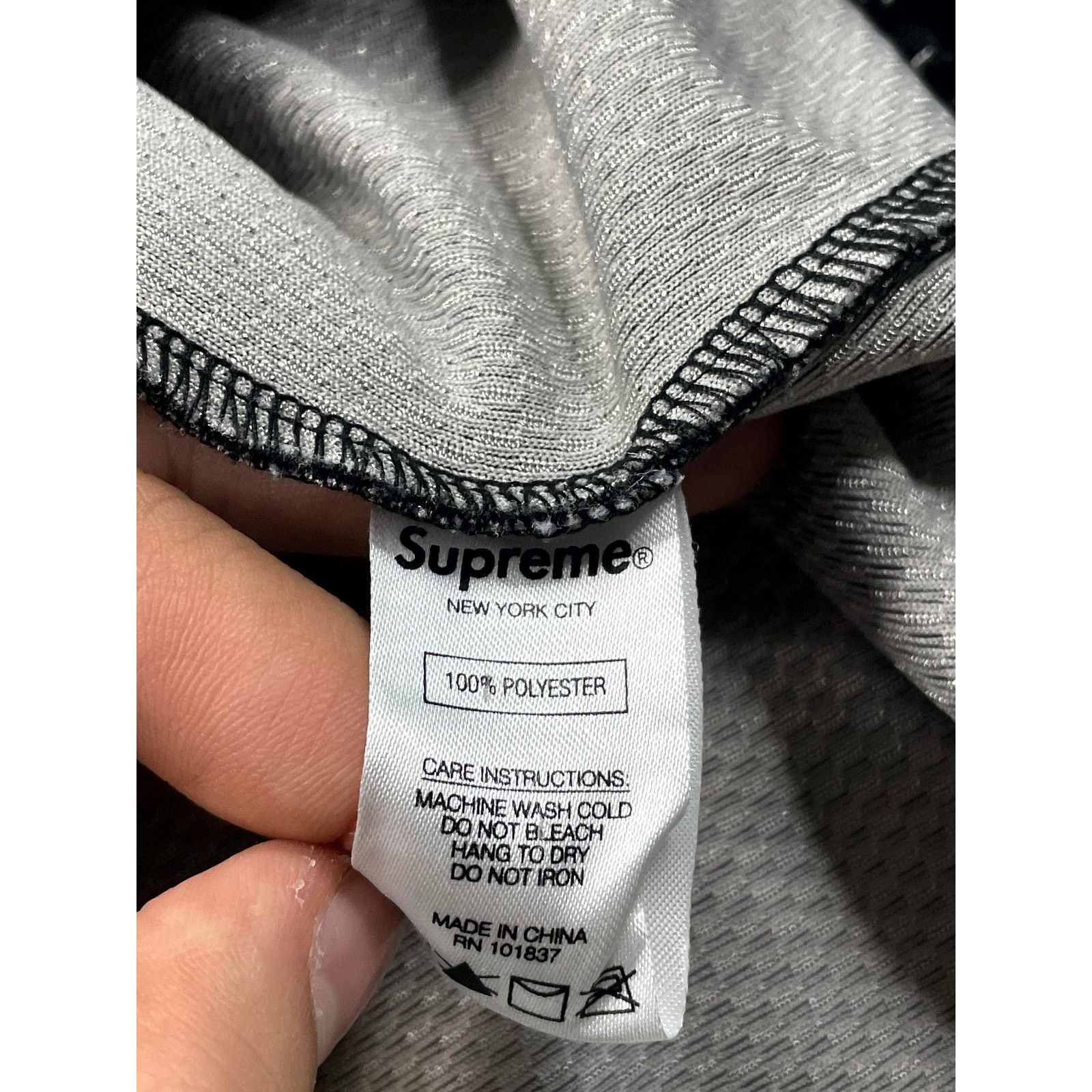 Supreme Supreme Black & White Zip Up Hoodie Size US L / EU 52-54 / 3 - 4 Thumbnail