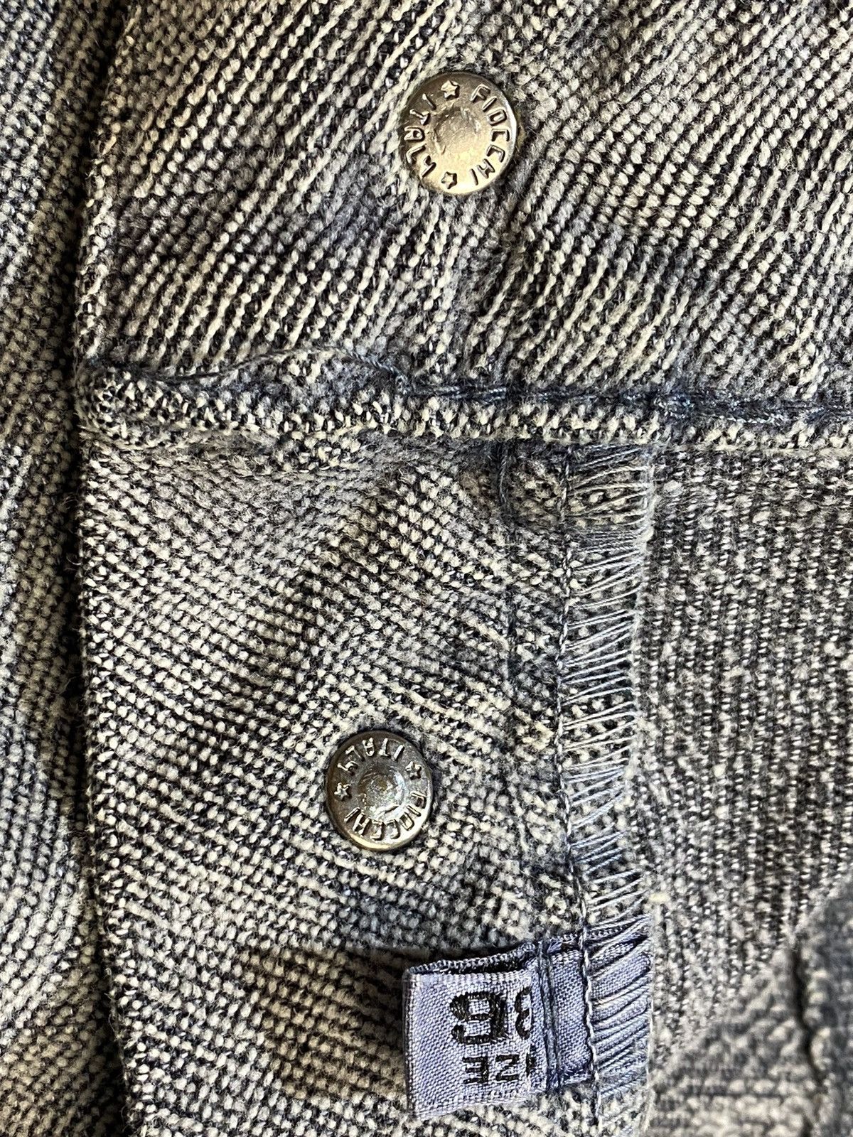 Giorgio Armani Giorgio Armani Fiocchi Snaps Grey Cotton Denim Jeans W36 Size US 36 / EU 52 - 12 Thumbnail