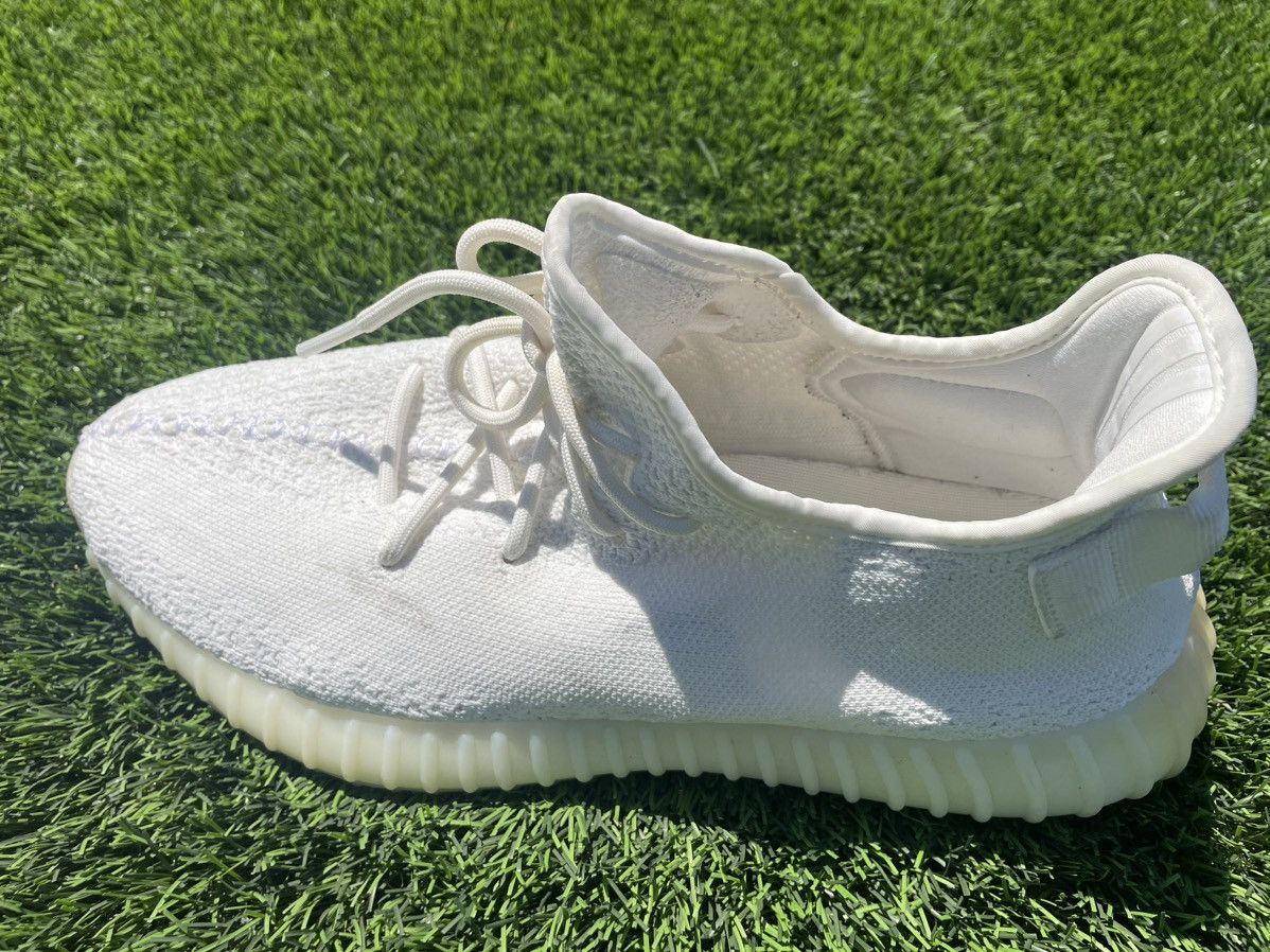 Adidas adidas Yeezy Boost 350 V2 'Cream White Triple White Size US 11.5 / EU 44-45 - 12 Thumbnail