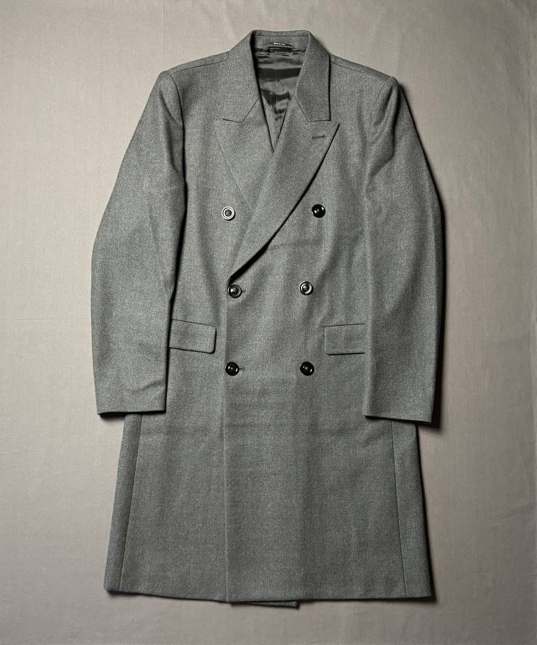 Maison Margiela FW 11 Double Breasted Wool Coat Size US L / EU 52-54 / 3 - 3 Thumbnail