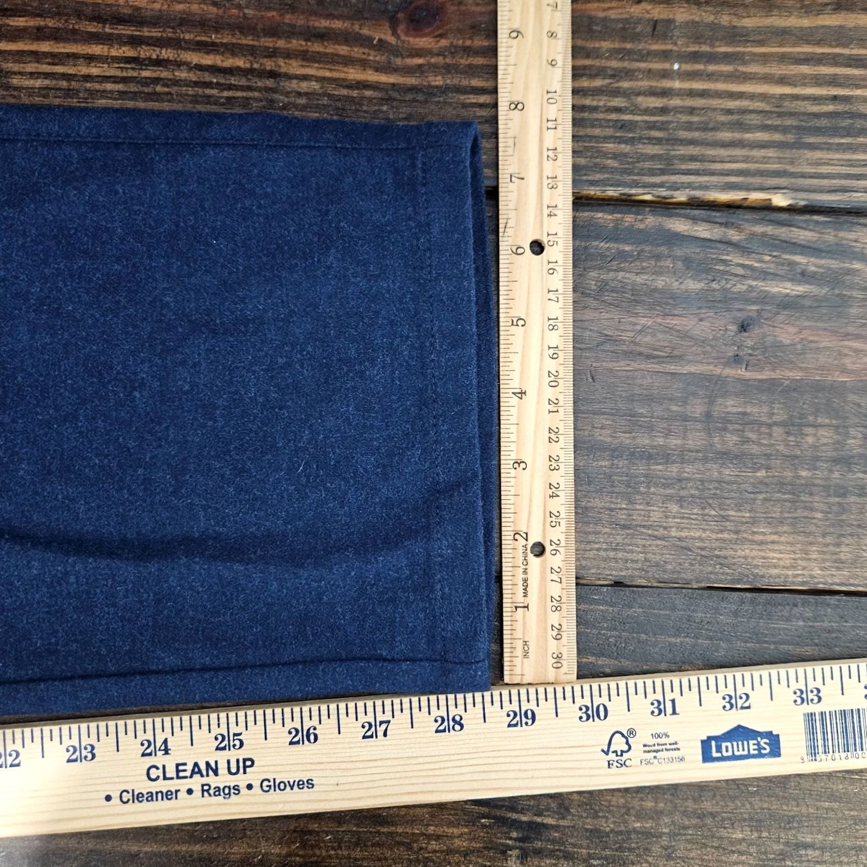 Kirkland Signature Pants Mens 38x29 Blue Flannel Cotton Stretch Dress Pants New, Men's — image 5 of 6