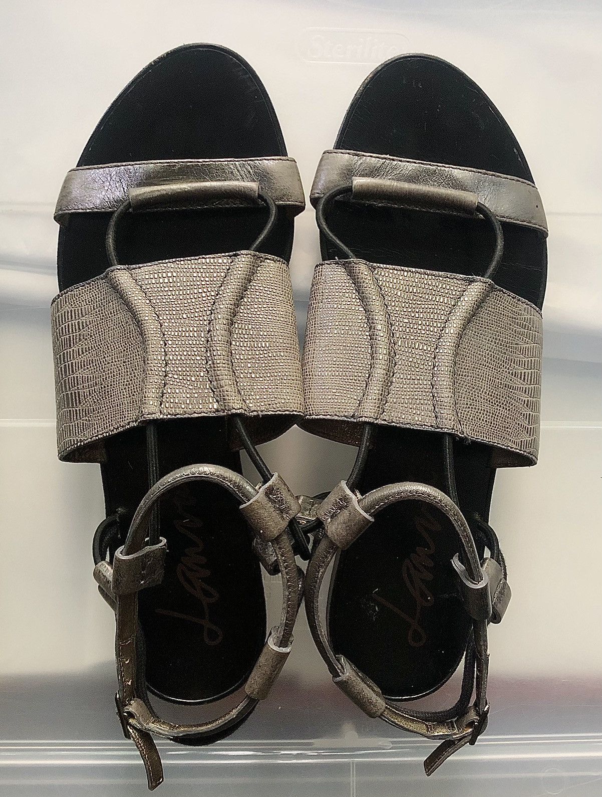 Lanvin Lanvin SS2011 Silver Leather Gladiator Sandals Size US 9.5 / IT 39.5 - 21 Thumbnail