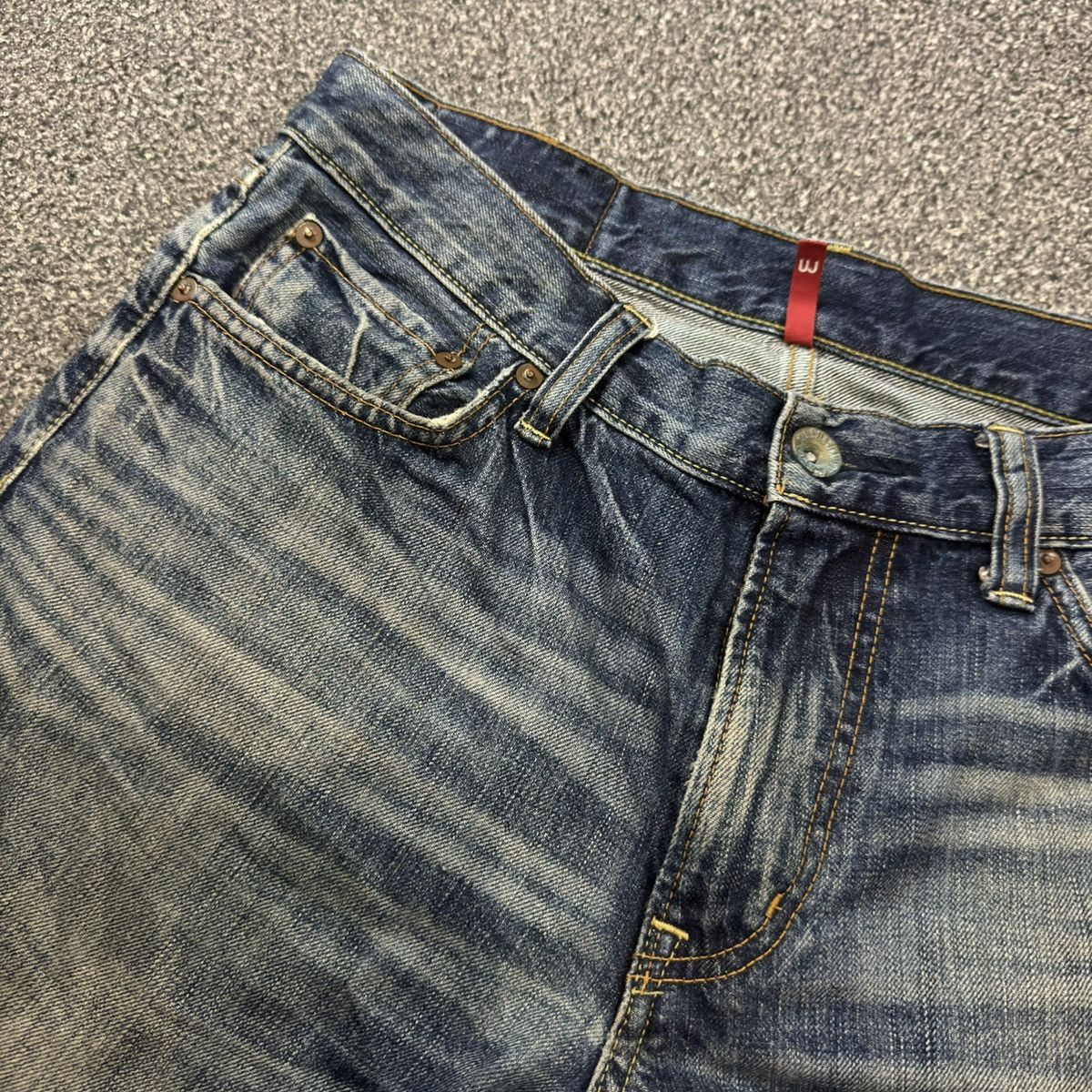 Undercover × Uniqlo 🔥🇯🇵 Vintage Japanese Uniqlo S002 Seditionaries Denim Jeans Size US 33 - 10 Thumbnail
