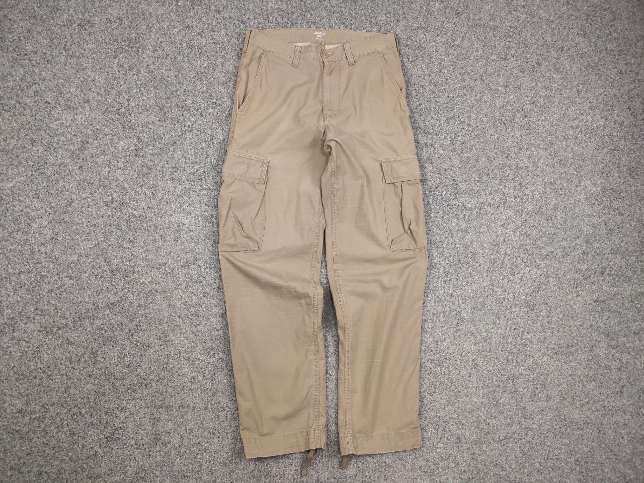 Carhartt Vintage Carhartt Wip Regular Lear Beige Cargo Pants Size US 30 / EU 46 - 9 Thumbnail