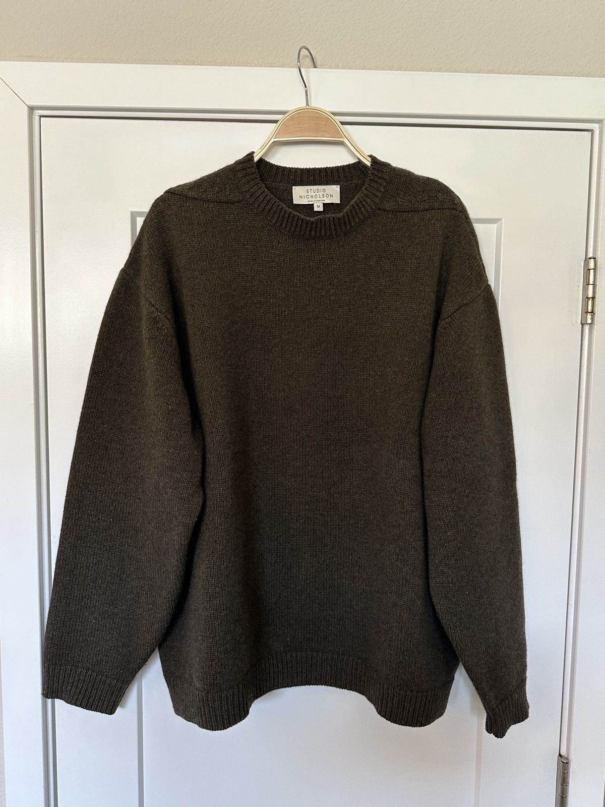 Studio Nicholson Brown Studio Nicholson Mens Jumper Sweater Size US M / EU 48-50 / 2 - 1 Thumbnail