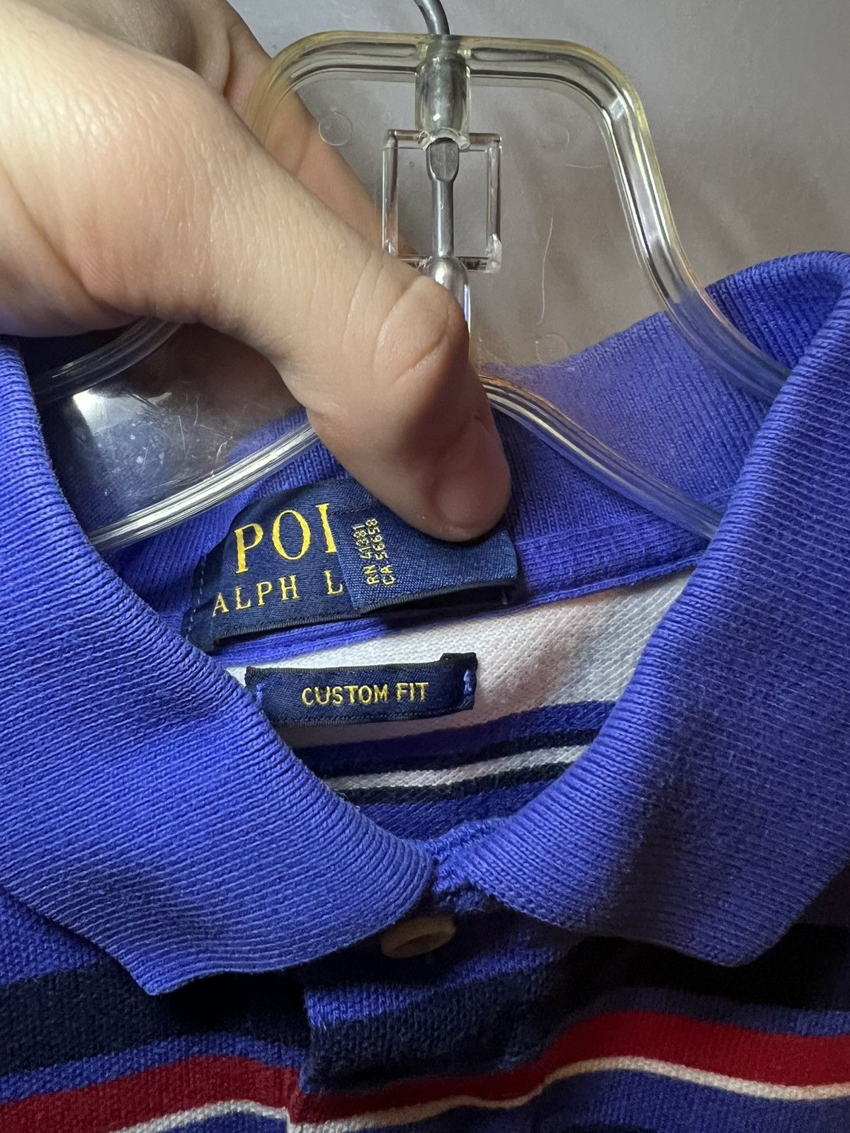 Polo Ralph Lauren Vintage Polo Ralph Lauren multicoloured stripe polo shirt Size US XL / EU 56 / 4 - 5 Thumbnail
