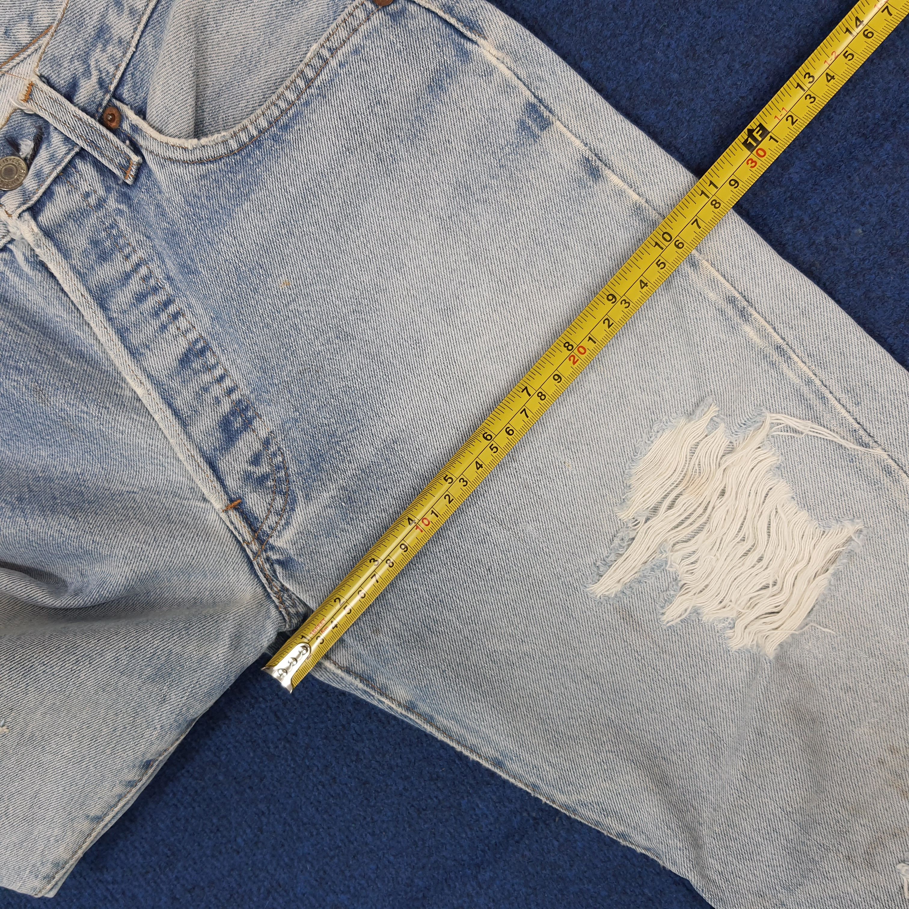 Levi's Vintage Levi’s 501 Custom Sashiko Repair Distressed C297N11 Size US 28 / EU 44 - 16 Thumbnail