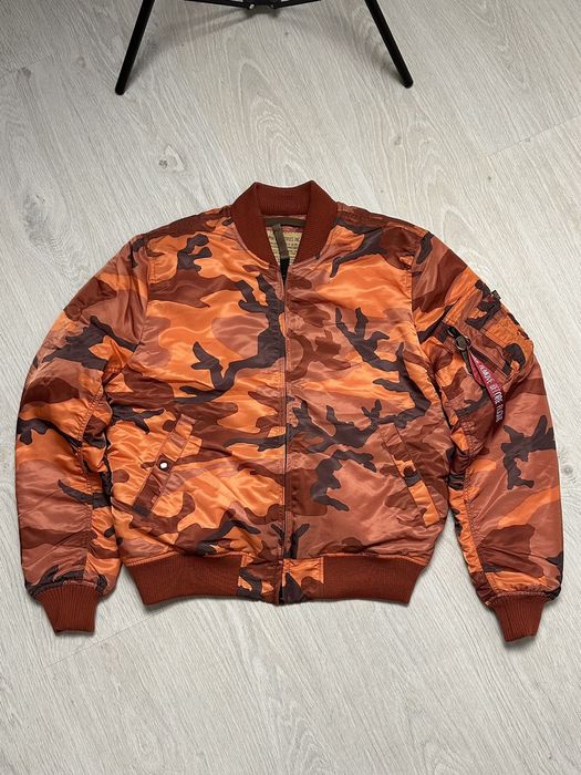 Alpha industries deals orange camo