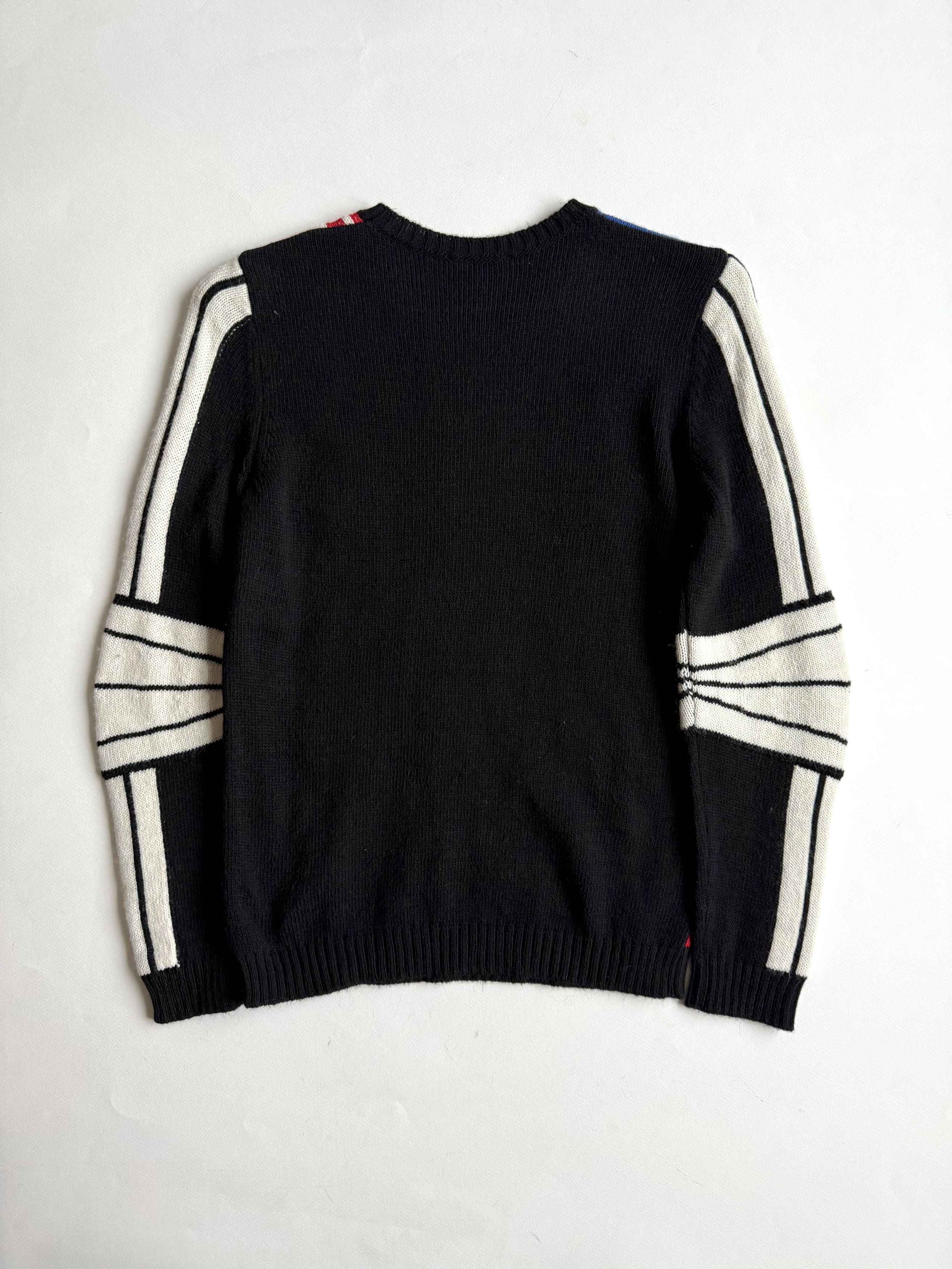 Sisley Sisley Wool Knit Racing Style y2k Sweater XS Size US XS / EU 42 / 0 - 5 Thumbnail