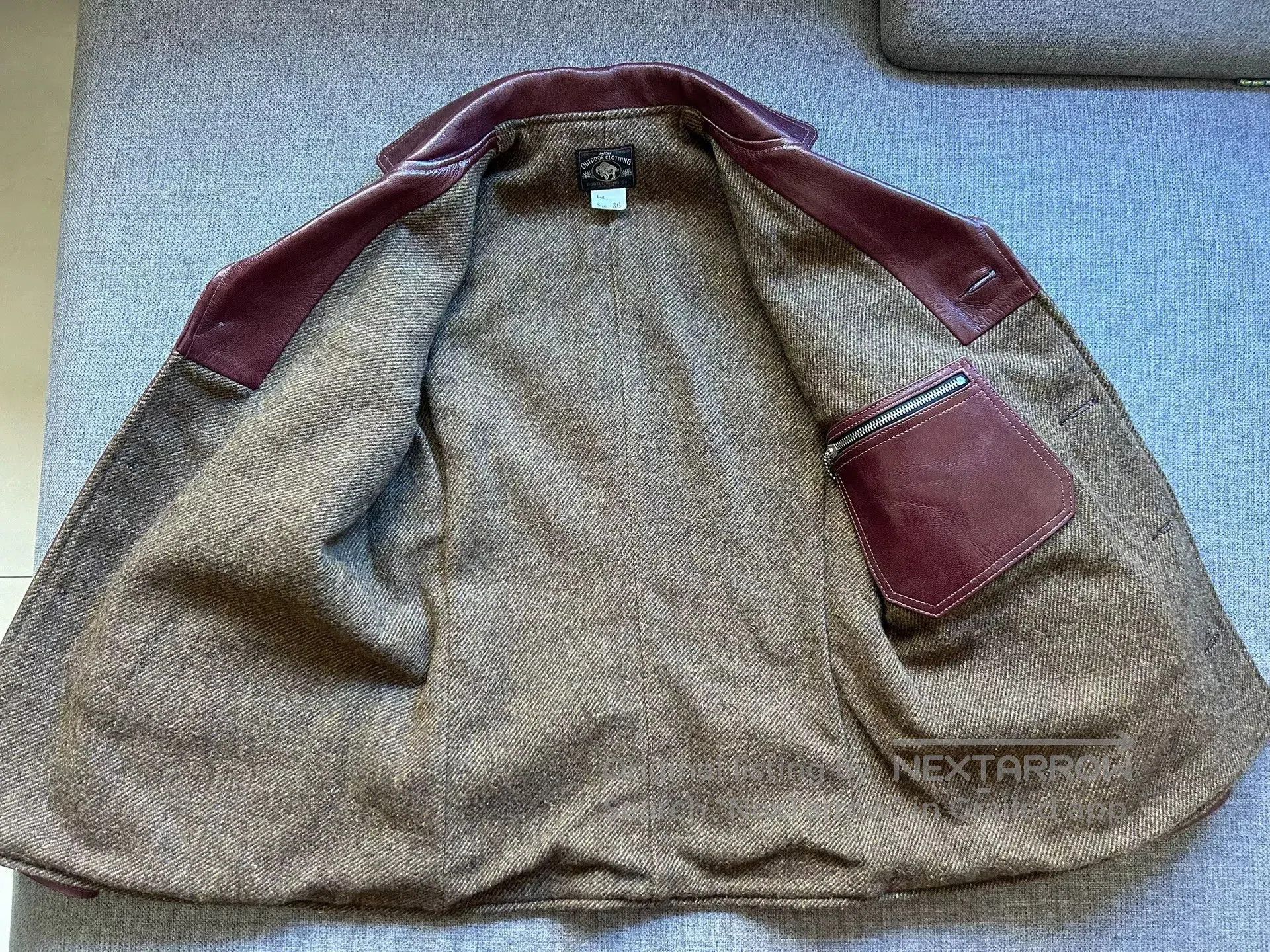 Freewheelers freewheelers leather jacket in burgundy. Size US S / EU 44-46 / 1 - 7 Thumbnail