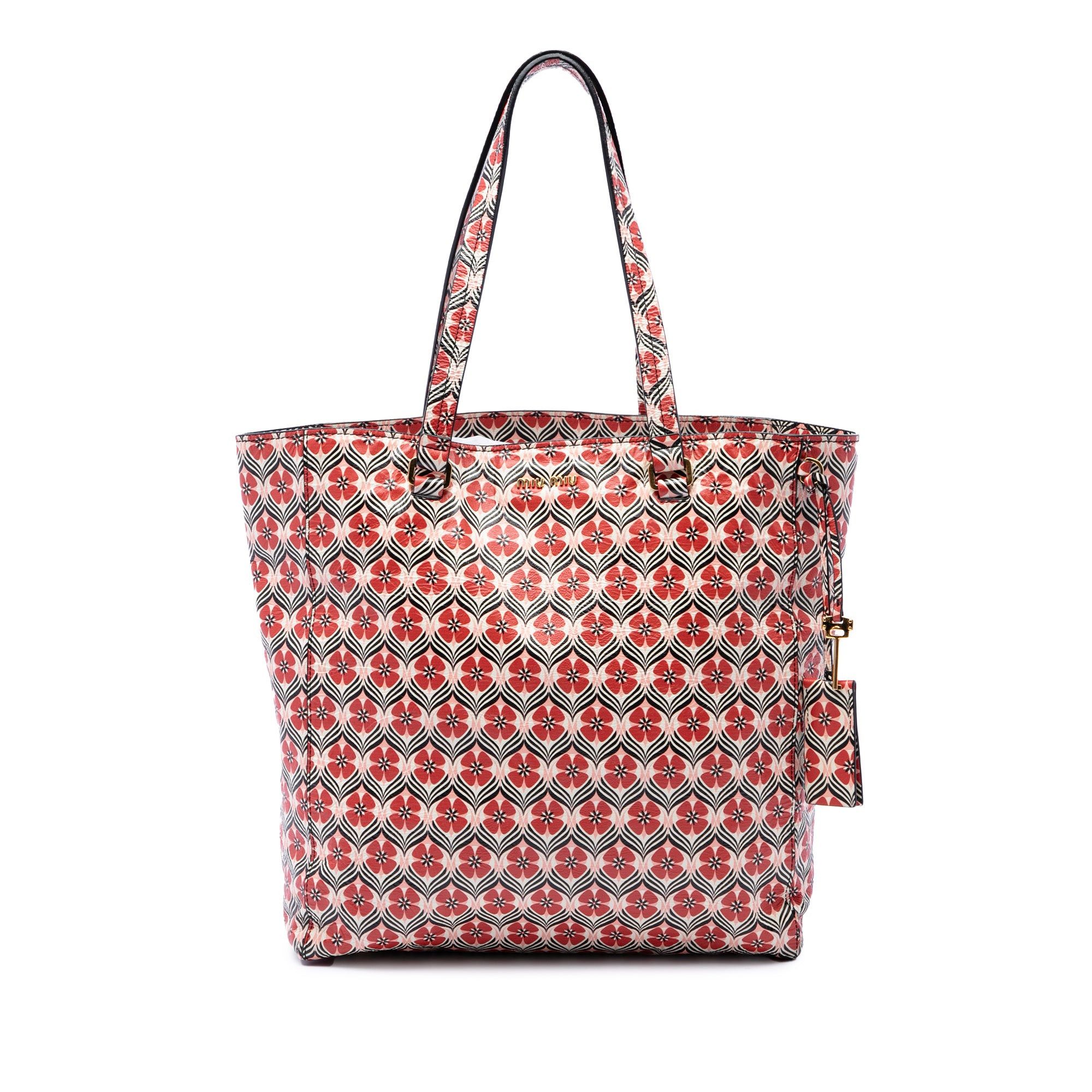 Miu Miu Madras Floral Tote Size ONE SIZE - 1 Thumbnail