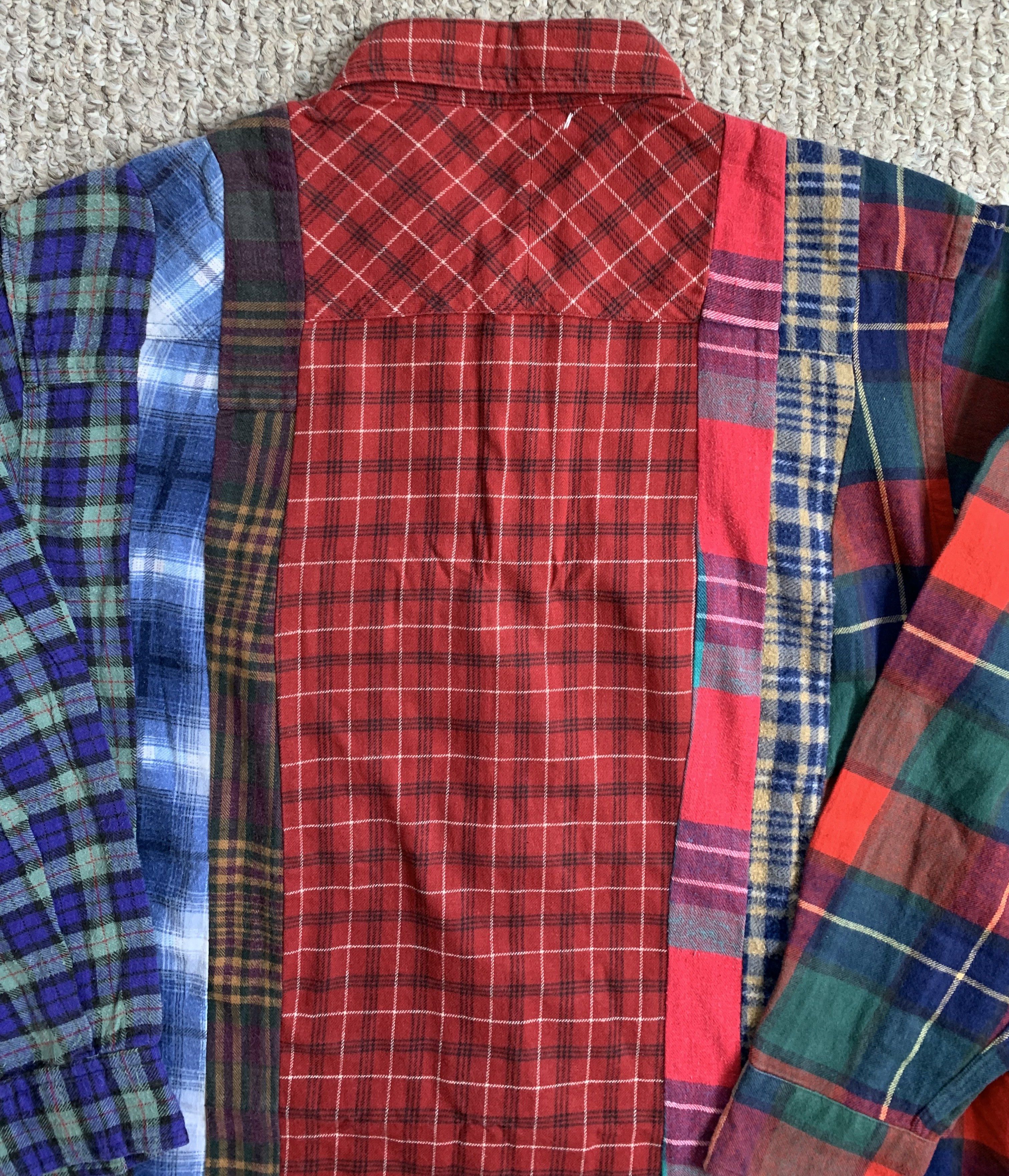 Needles Early 7 Cut Rebuild Flannel! Size US L / EU 52-54 / 3 - 5 Thumbnail