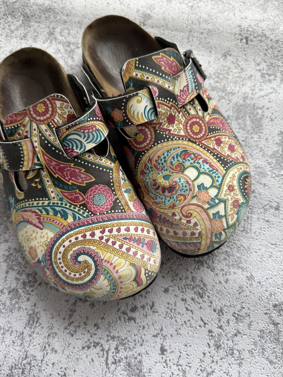 Birkenstock × Vintage Vintage Birkenstock Boston x Papillio Sandals Size US 8 / IT 38 - 3 Thumbnail