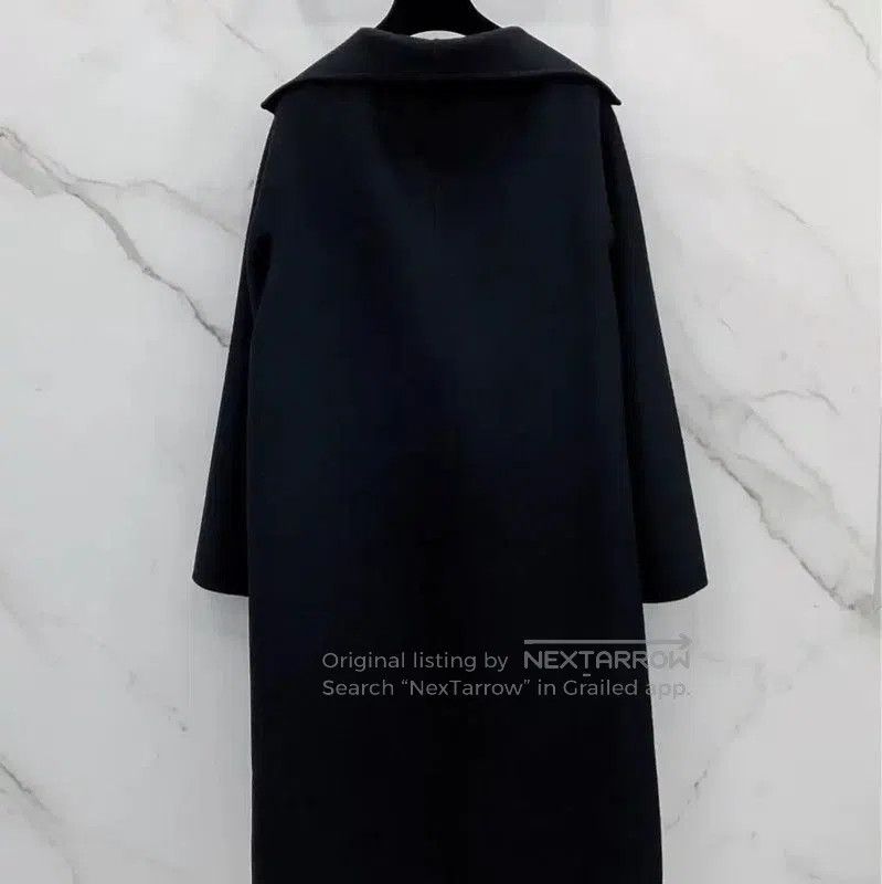 Max Mara MaxMara Black Cashmere Mid-Length Coat . Size S / US 4 / IT 40 - 2 Thumbnail