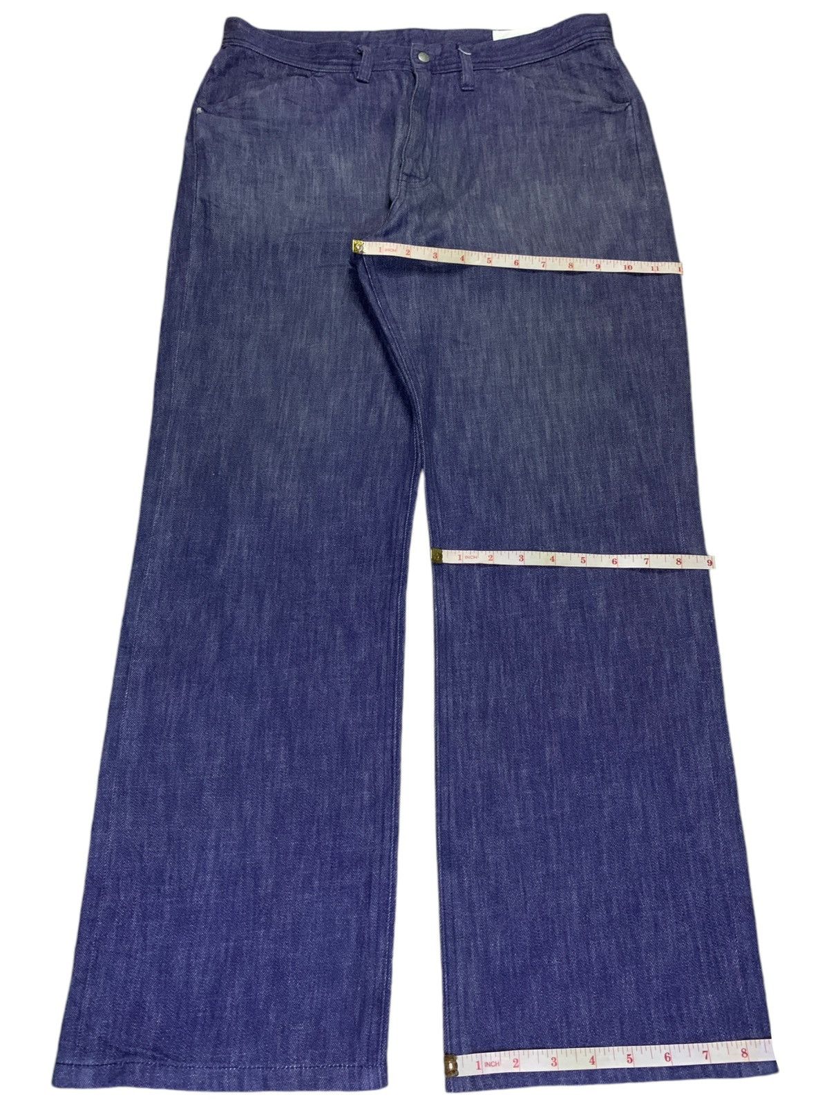 Japanese Brand SALES🔥Vintage Japanese Brand Blue Wash Baggy Jeans Size US 32 / EU 48 - 14 Thumbnail