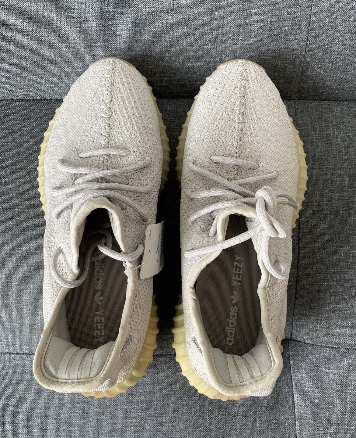 image of Adidas Yeezy Boost 350 V2 Sesame 2018 Pair Size 9 Shoes, Men's