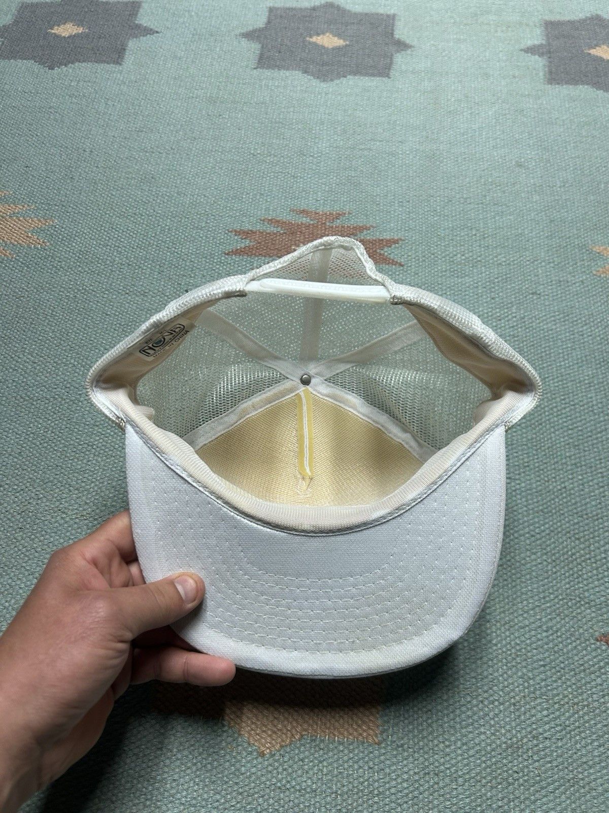Vintage Vtg trucker hat mesh Mickey’s 6-D’s Restaurant white snap Size ONE SIZE - 5 Thumbnail
