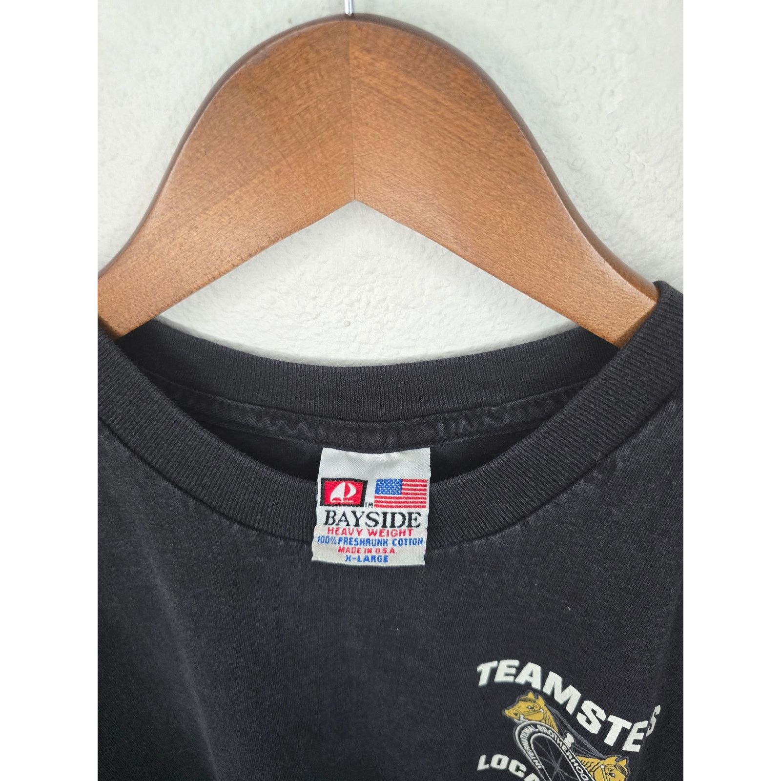 Vintage Vintage Teamster Local 455 Support Our Troops Patriotic Tee Size US XL / EU 56 / 4 - 6 Thumbnail