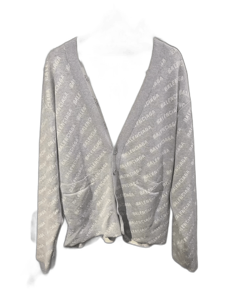Balenciaga Balenciaga FW22 V-neck Long Sleeve Cardigan Size US S / EU 44-46 / 1 - 1 Thumbnail