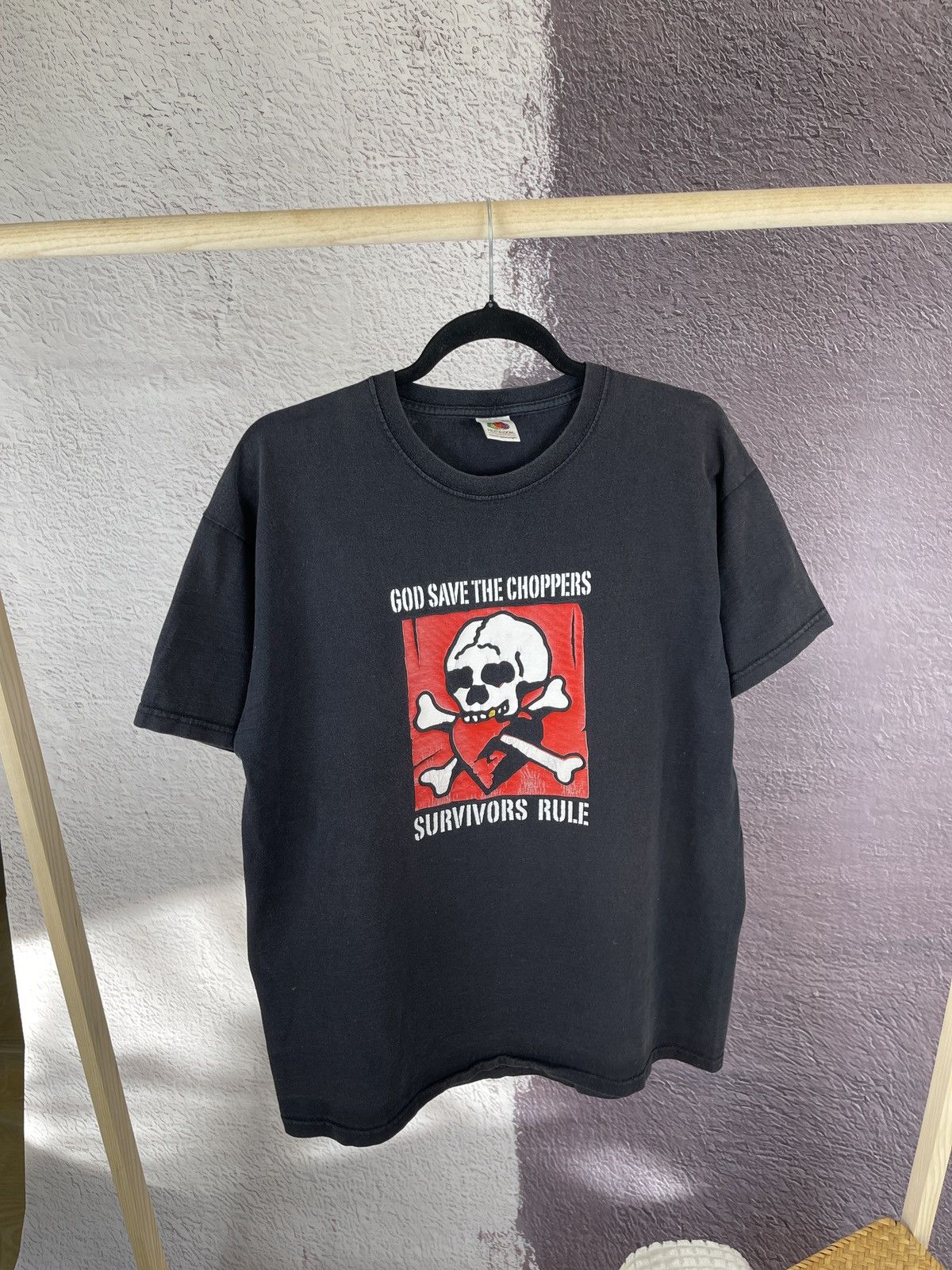 Band Tees Vintage God Save the Choppers Mekka T-shirt Survivors Rule Size US L / EU 52-54 / 3 - 3 Thumbnail