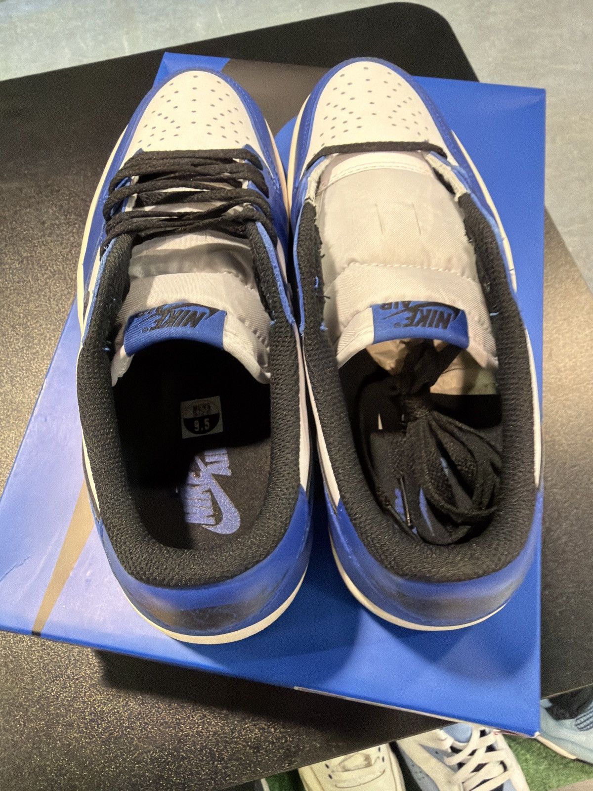 Jordan 1 Low Royal Toe Size-9.5 Brand New Quick Shipping