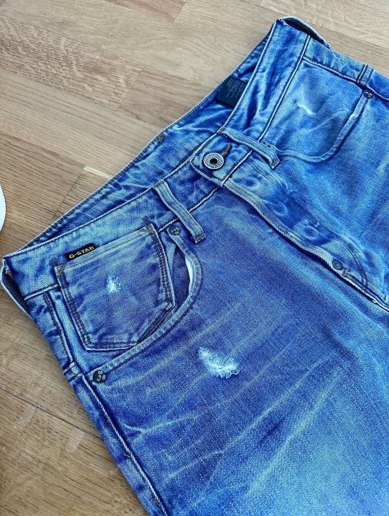 G-Star Vintage Washed Flared Gstar Pants Denim Y2K Size US 29 - 10 Thumbnail