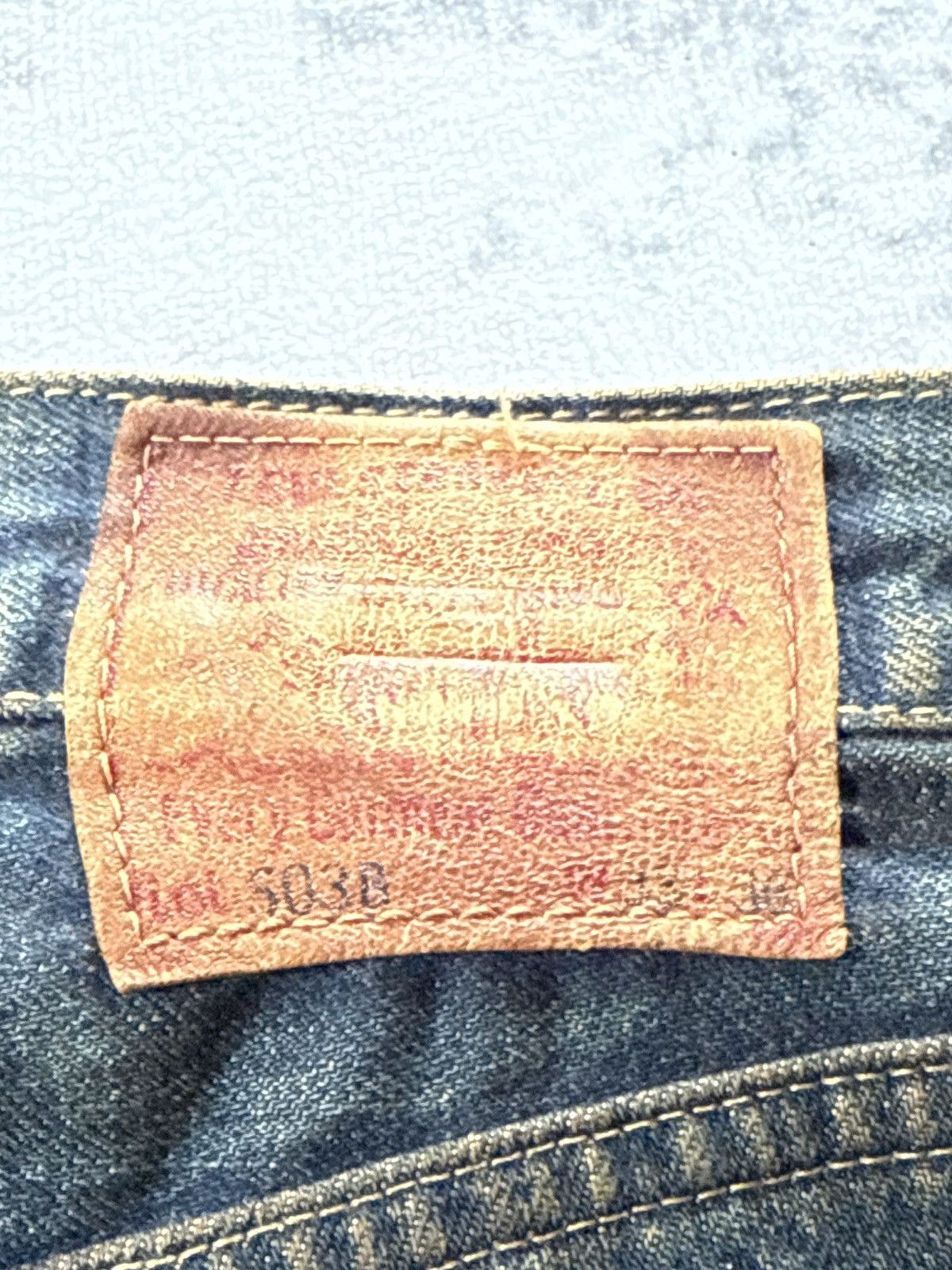 Levi's Vintage LEVIS Big E Lot 503B Mud Wash Baggy Selvedge Jeans Size US 32 / EU 48 - 13 Thumbnail