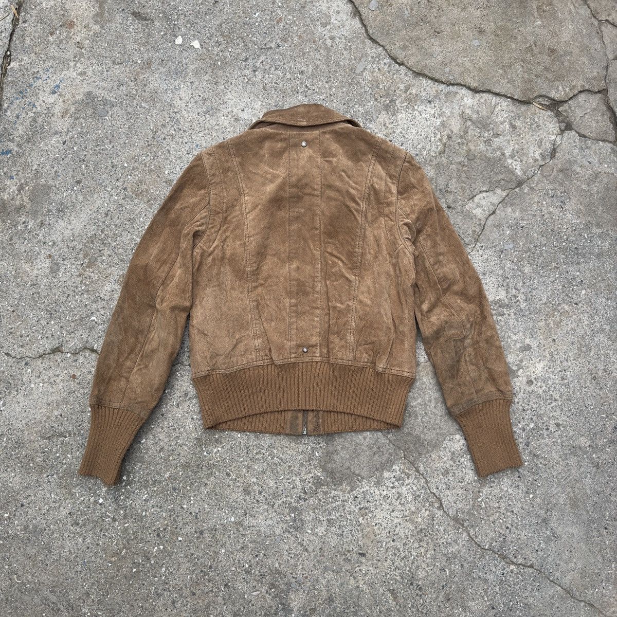 Hysteric Glamour VTG BALENCI RICK OWENS RAF SIMONS STYL CARGO LEATHER JACKET Size M / US 6-8 / IT 42-44 - 8 Thumbnail