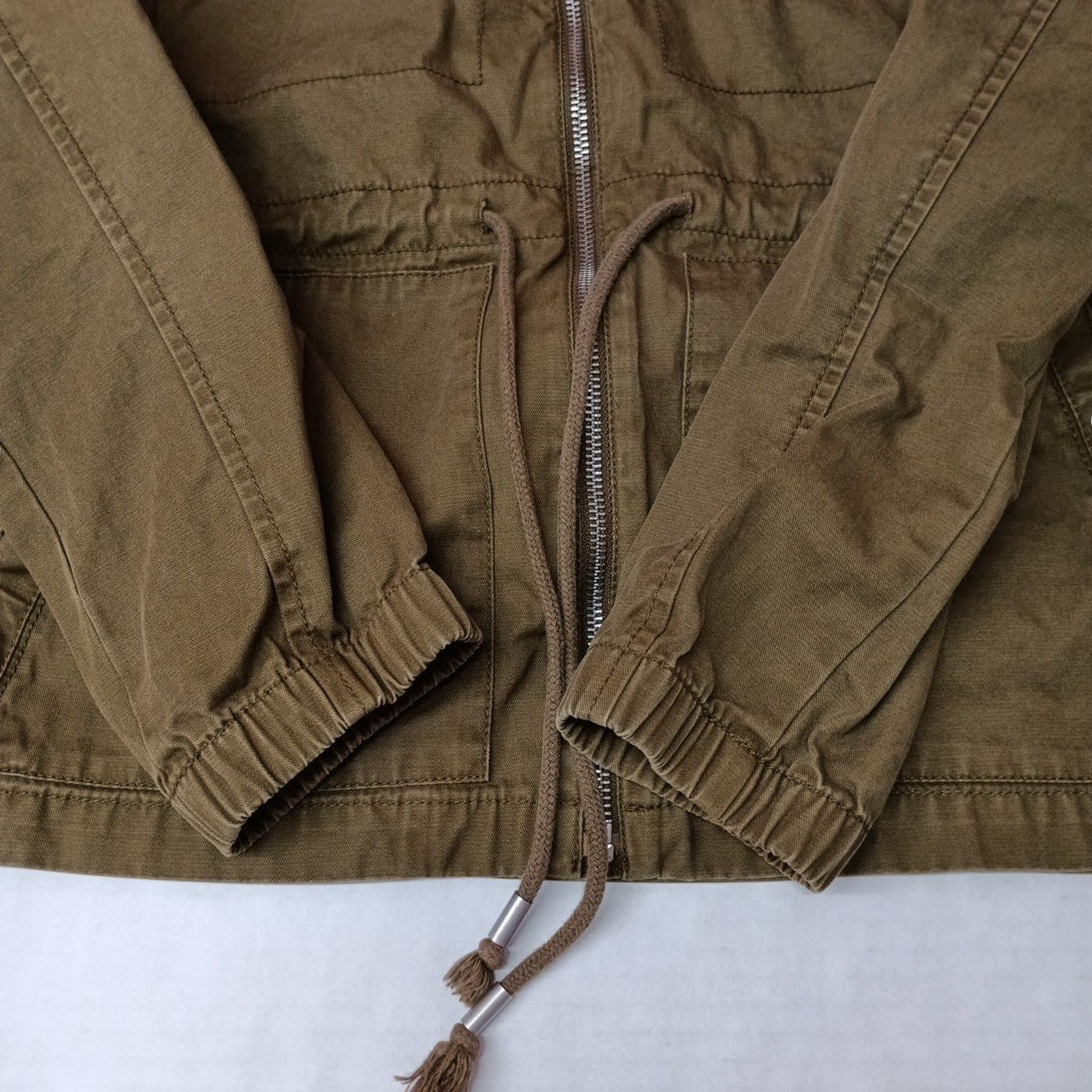 Old Navy Old Navy Women’s Utility Jacket Size M Army Green Full Zip Size M / US 6-8 / IT 42-44 - 3 Thumbnail