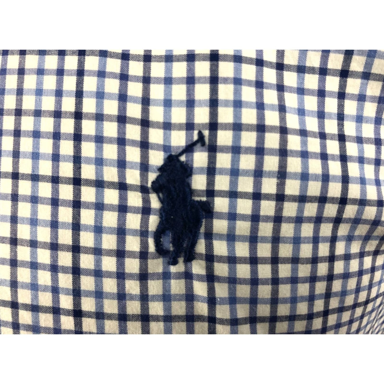 Ralph Lauren Ralph Lauren Shirt Men S Check Cotton White/Blue Button-Up Casual Long Sleeve Classic Fit Regular Size S Mens Size US S / EU 44-46 / 1 - 6 Thumbnail