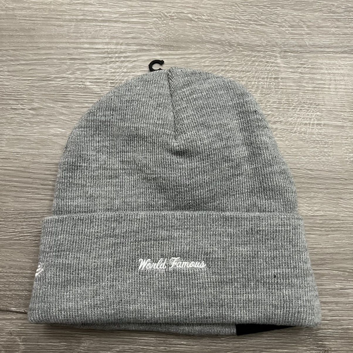 New Era × Supreme Supreme New Era Box Logo Beanie FW25 Grey Size ONE SIZE - 5 Thumbnail