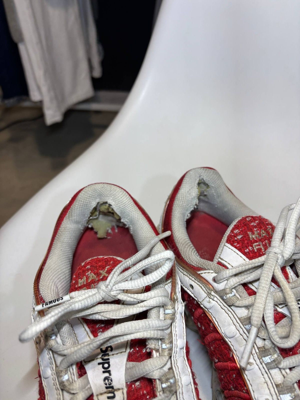 Nike × Supreme Nike Air Max Tailwind Supreme Size:42 (Poor condition) Size US 8.5 / EU 41-42 - 13 Thumbnail