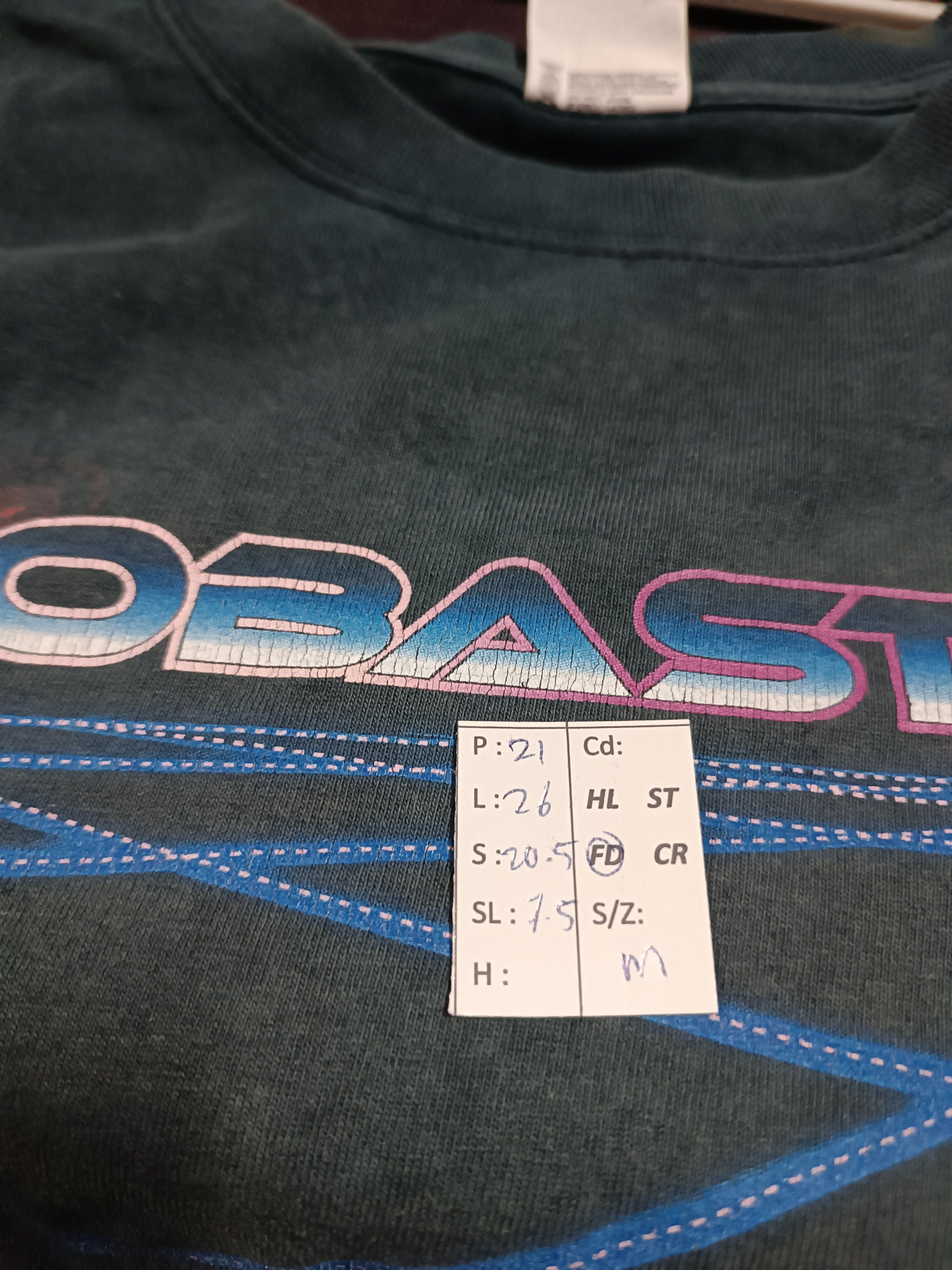 Band Tees THRASHED FADED VINTAGE '03 HOOBASTANK (incubus audioslave) Size US M / EU 48-50 / 2 - 13 Thumbnail