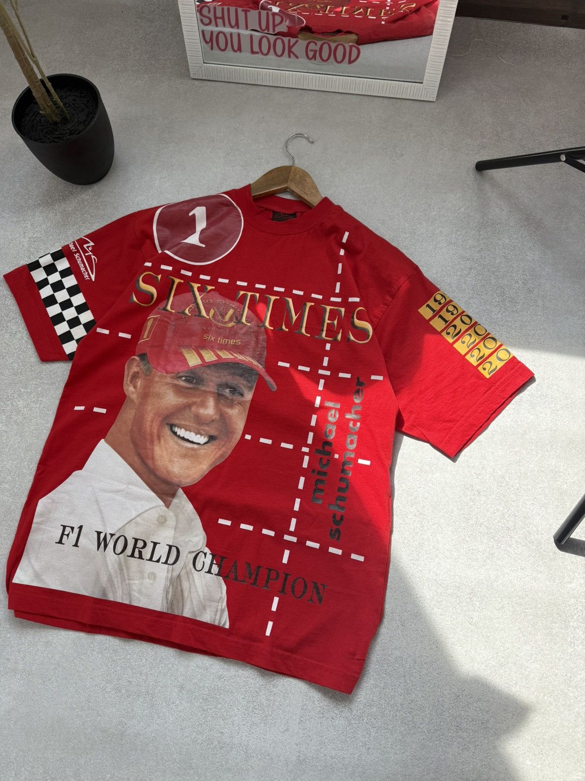 Ferrari Vintage Michael Schumacher Ferrari World Champion F1 T-Shirt Size US M / EU 48-50 / 2 - 5 Thumbnail